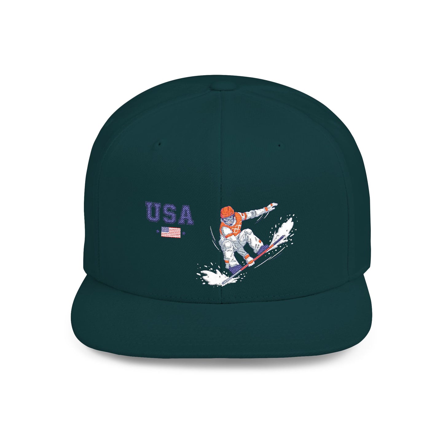 Princess Grace  TEAM USA  Flat Bill Snapback Hat