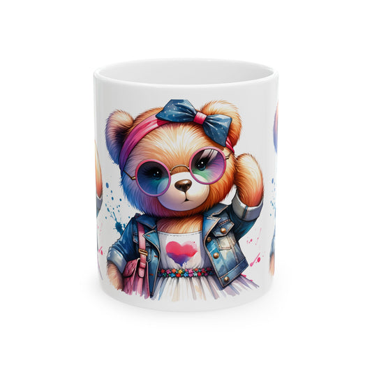 Princess Grace  Cute Bear Themed Ceramic Mug   11oz & 15oz