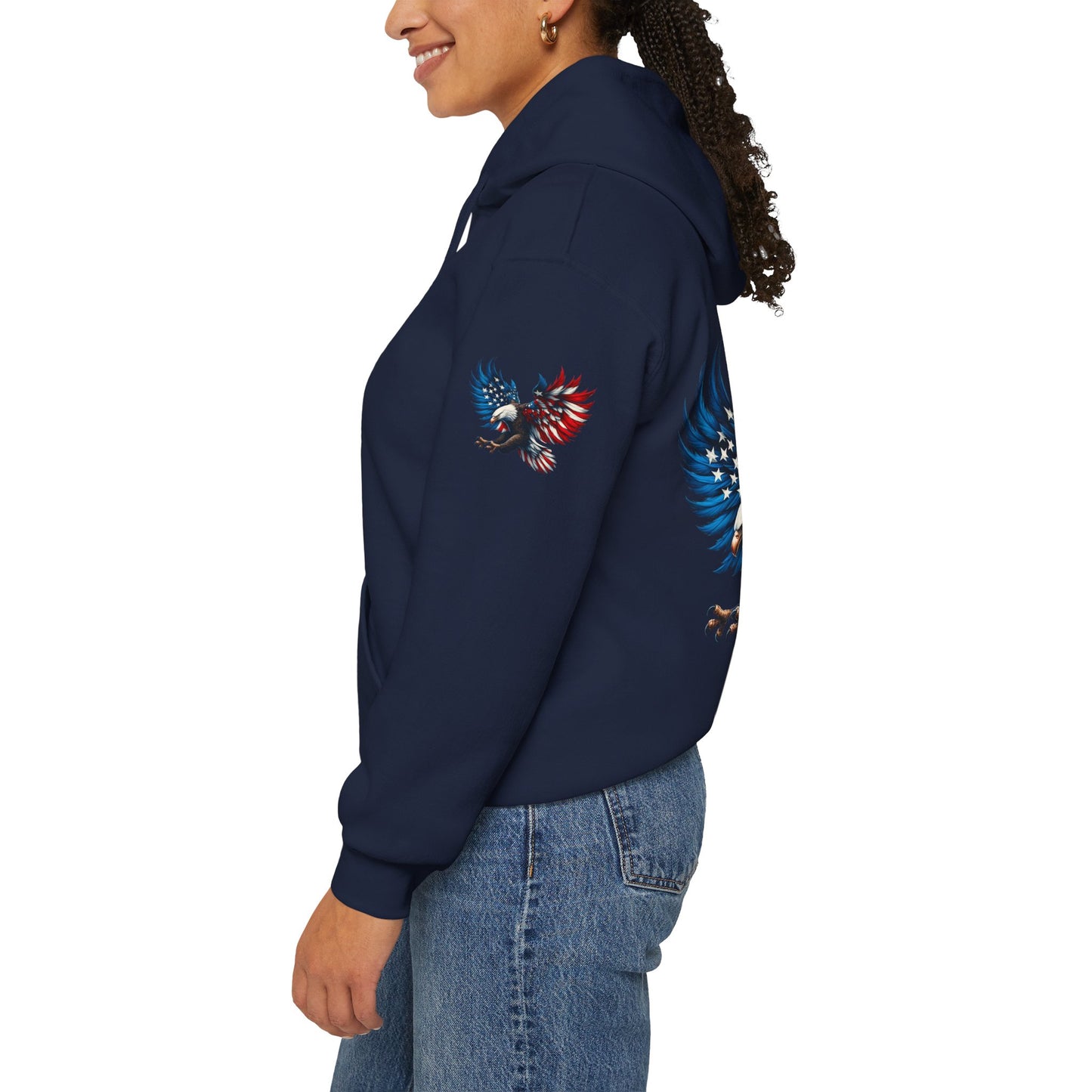 Princess Grace American Eagle Unisex Heavy Blend Hooded Sweatshirt