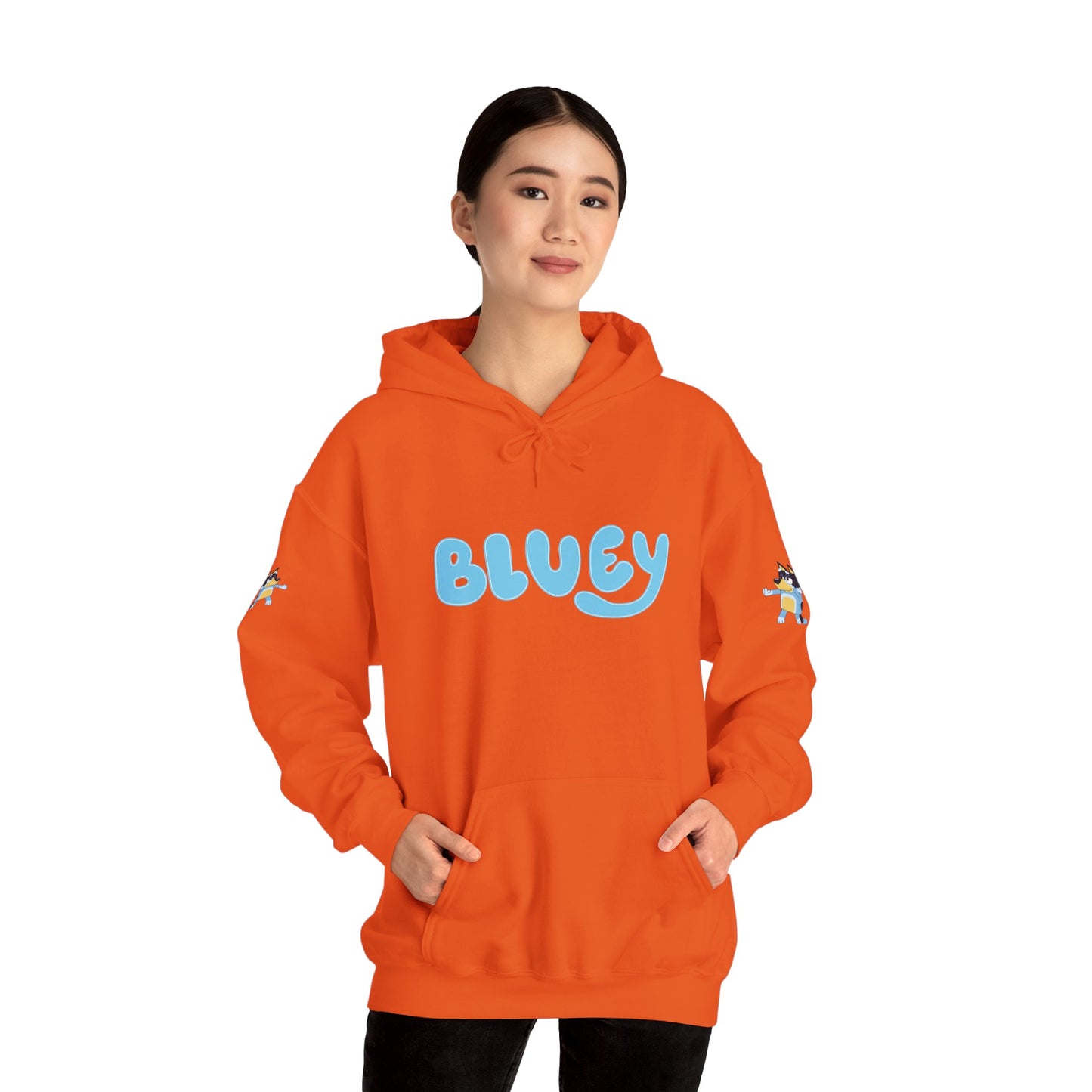 Princess Grace  Bluey Unisex Hooded Sweatshirt  Cozy Cartoon Style for Kids & Adults