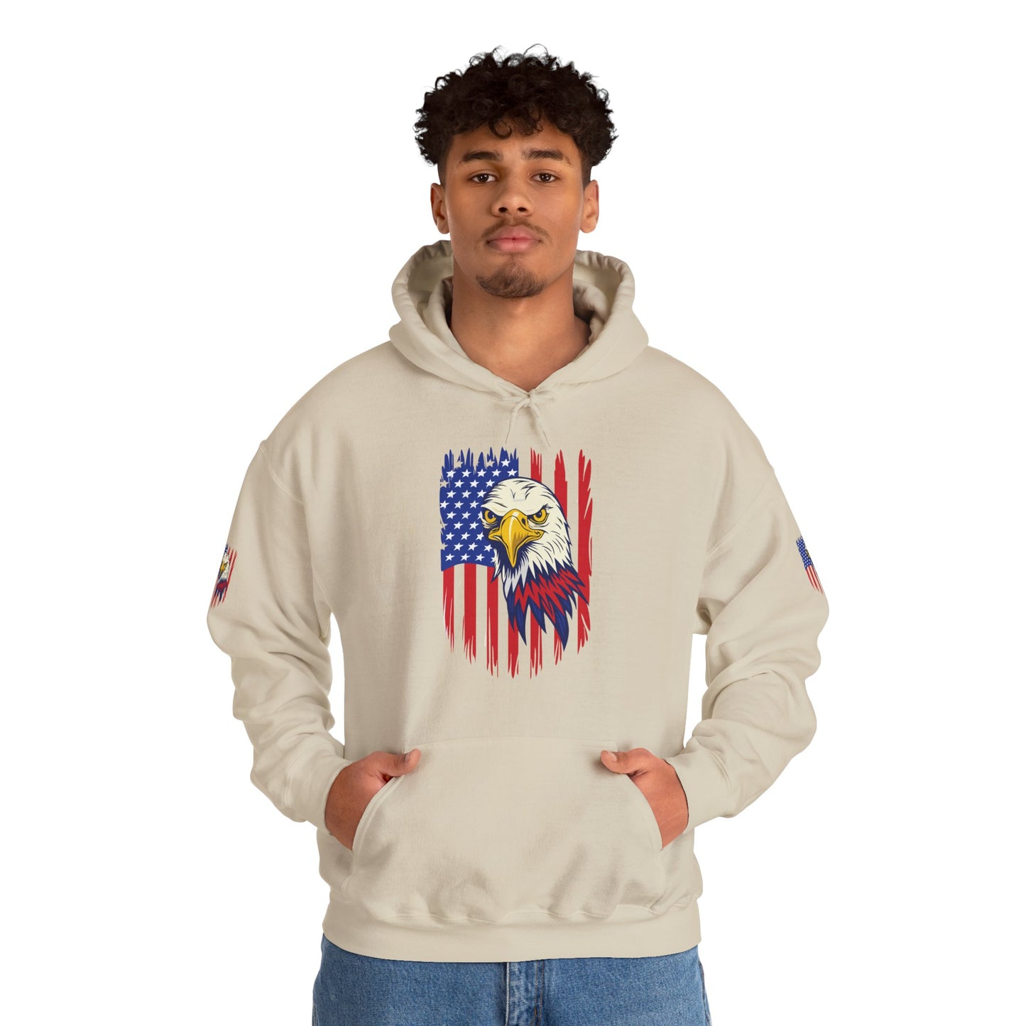 Princess Grace  Patriotic Eagle Unisex Heavy Blend Hoodie