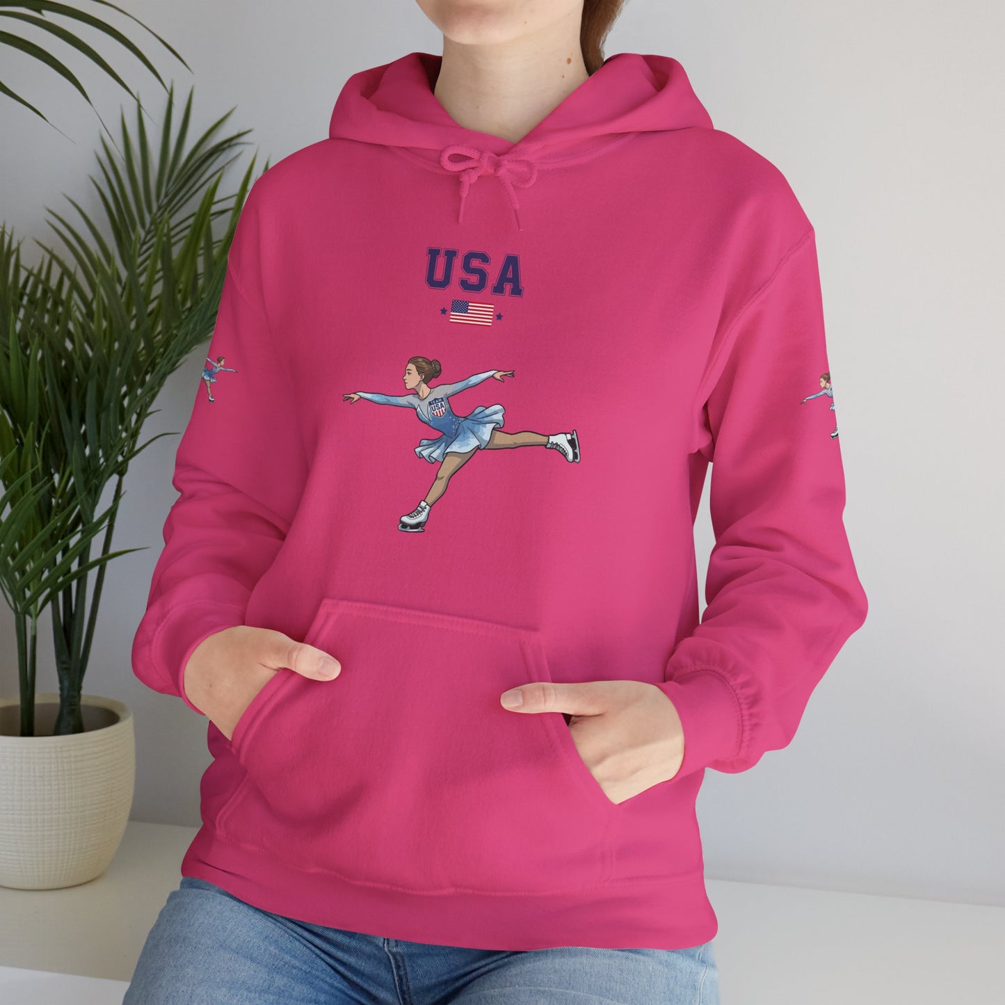 Princess Grace  TEAM USA  Unisex Heavy Blend Hooded Sweatshirt