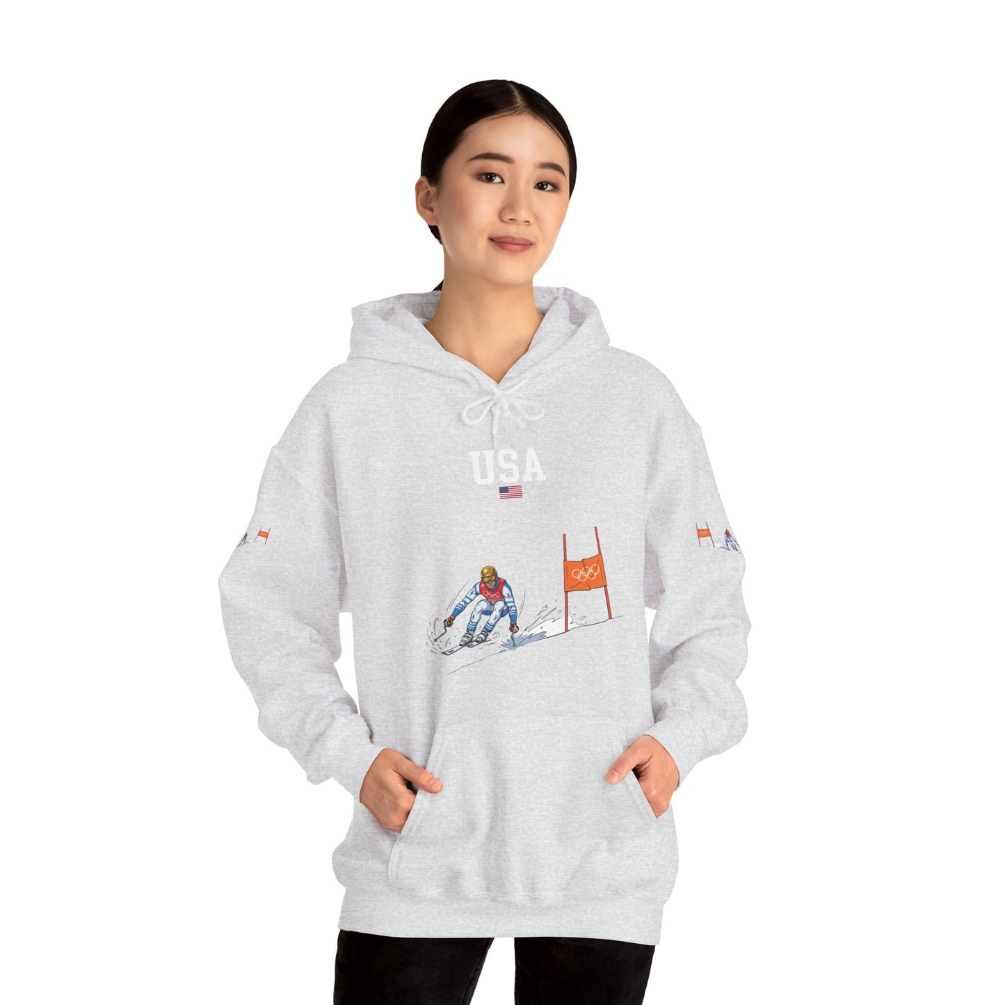 Princess Grace  TEAM USA  Unisex Heavy Blend  Hooded Sweatshirt