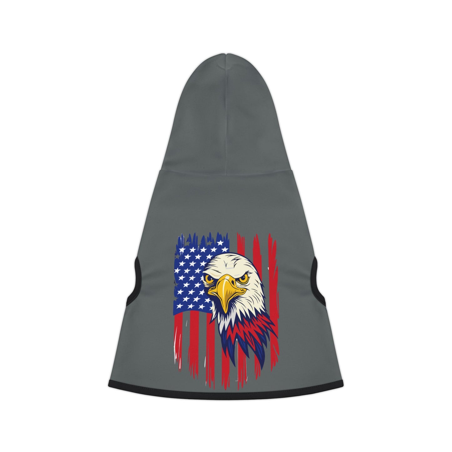 Princess Grace  Patriotic Eagle Pet Hoodie  Perfect for Holidays and Outdoor Adventures