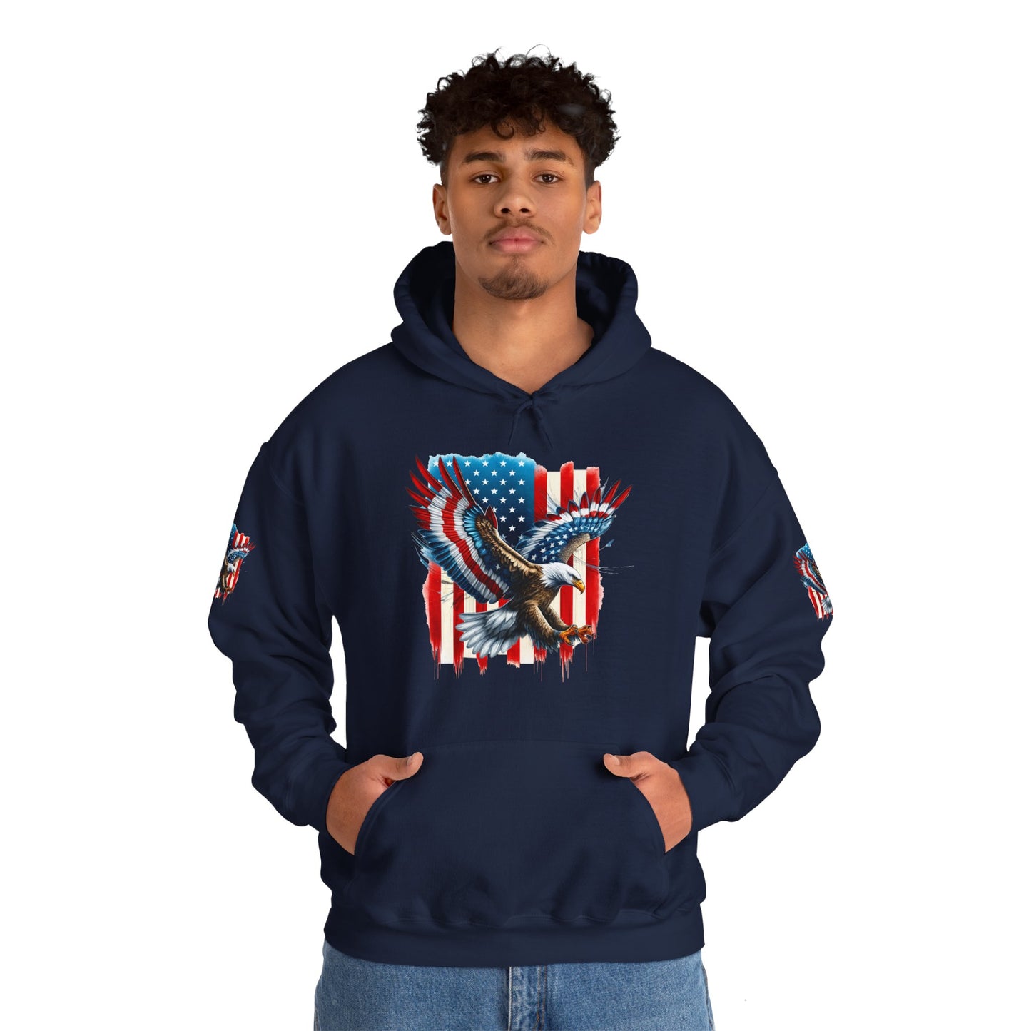 Princess Grace Patriotic Unisex Heavy Blend Hooded Sweatshirt
