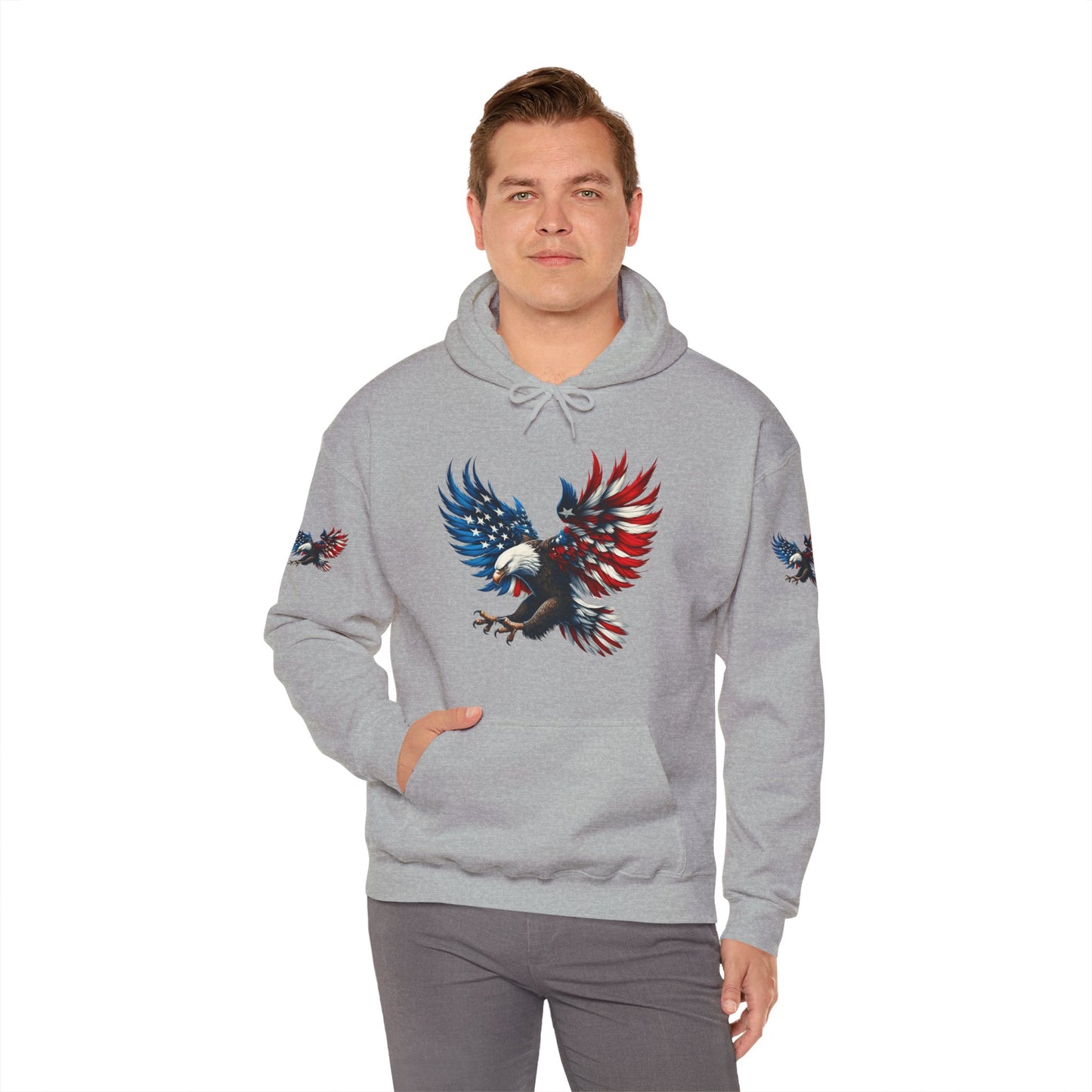 Princess Grace American Eagle Unisex Heavy Blend Hooded Sweatshirt