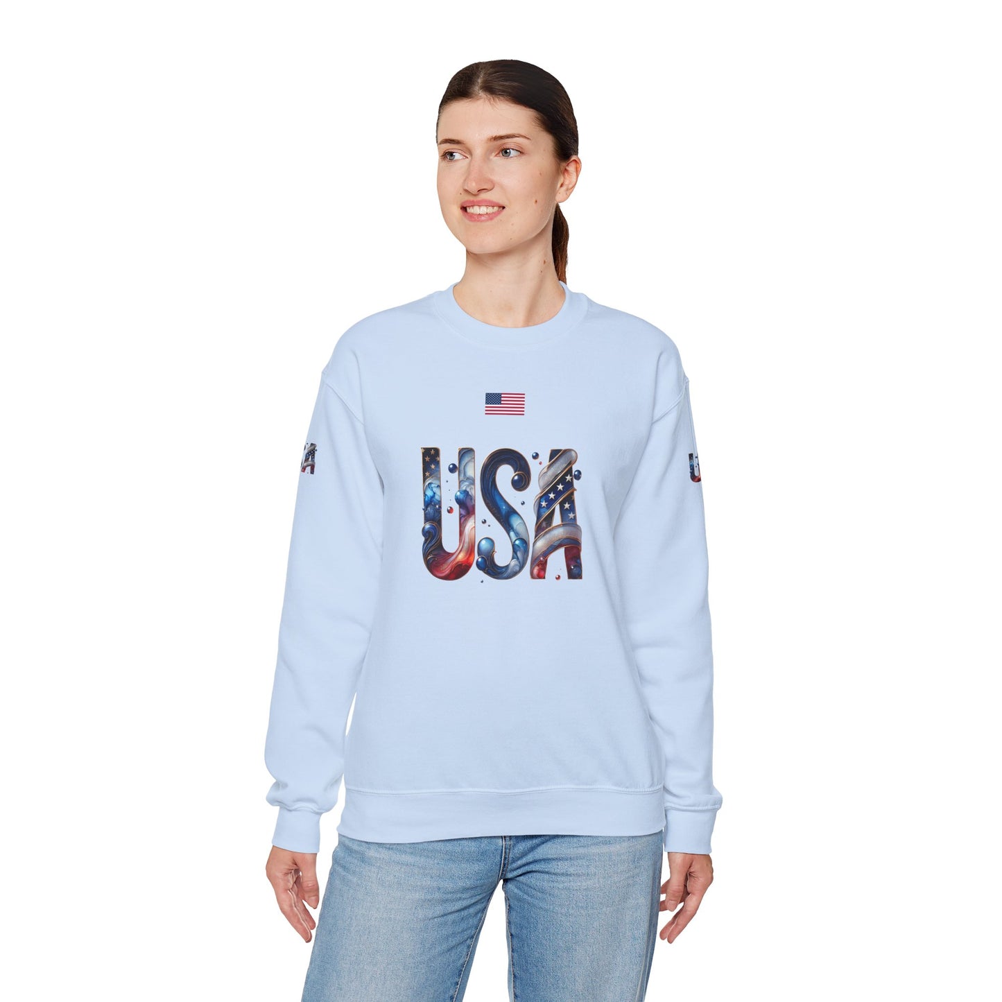 Princess Grace TEAM USA  Unisex Heavy Blend Crewneck Sweatshirt