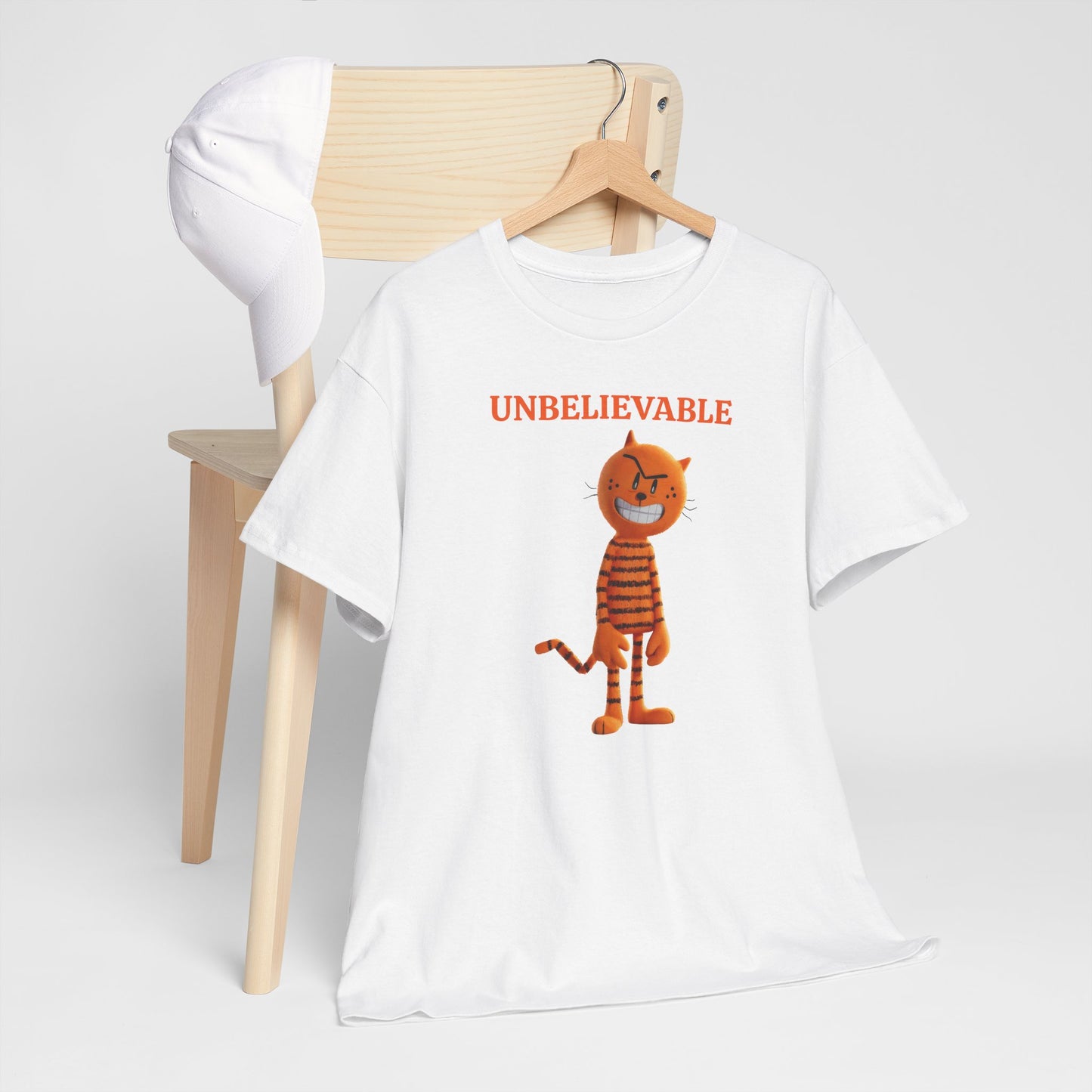Princess Grace  Unbelievable Cat Graphic Unisex Heavy Cotton Tee