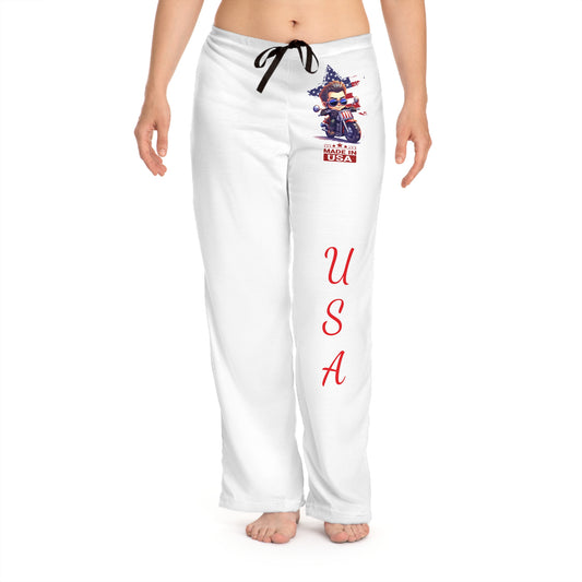Princess Grace  Patriotic  Pajama Pants USA Design for Cozy Nights