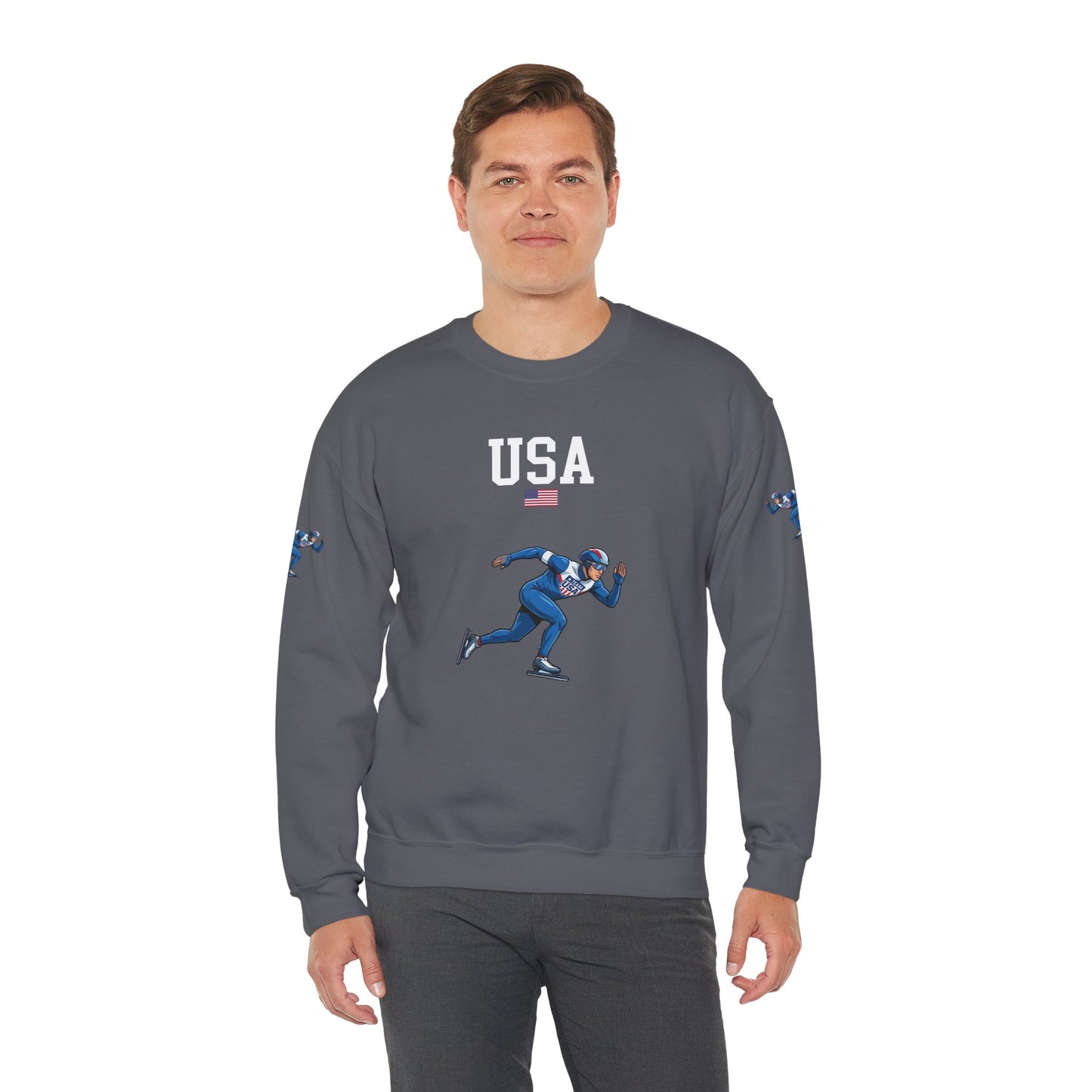 Princess Grace  TEAM USA  Unisex Heavy Blend  Crewneck Sweatshirt