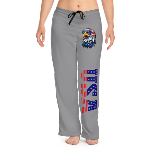 Princess Grace  Patriotic Pajama Pants with Eagle Design