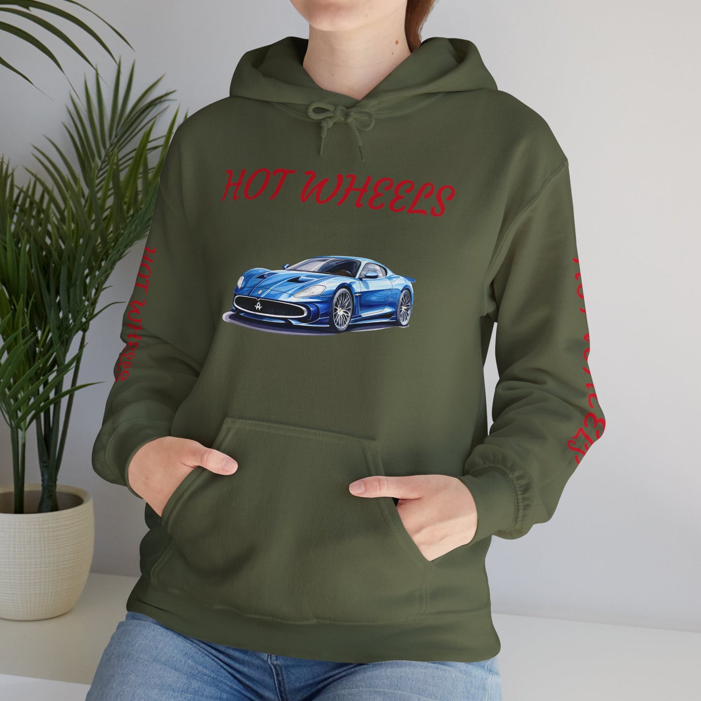 Princess Grace  Hot Wheels Unisex Heavy Blend Hoodie Cool Car Design for Auto Enthusiasts