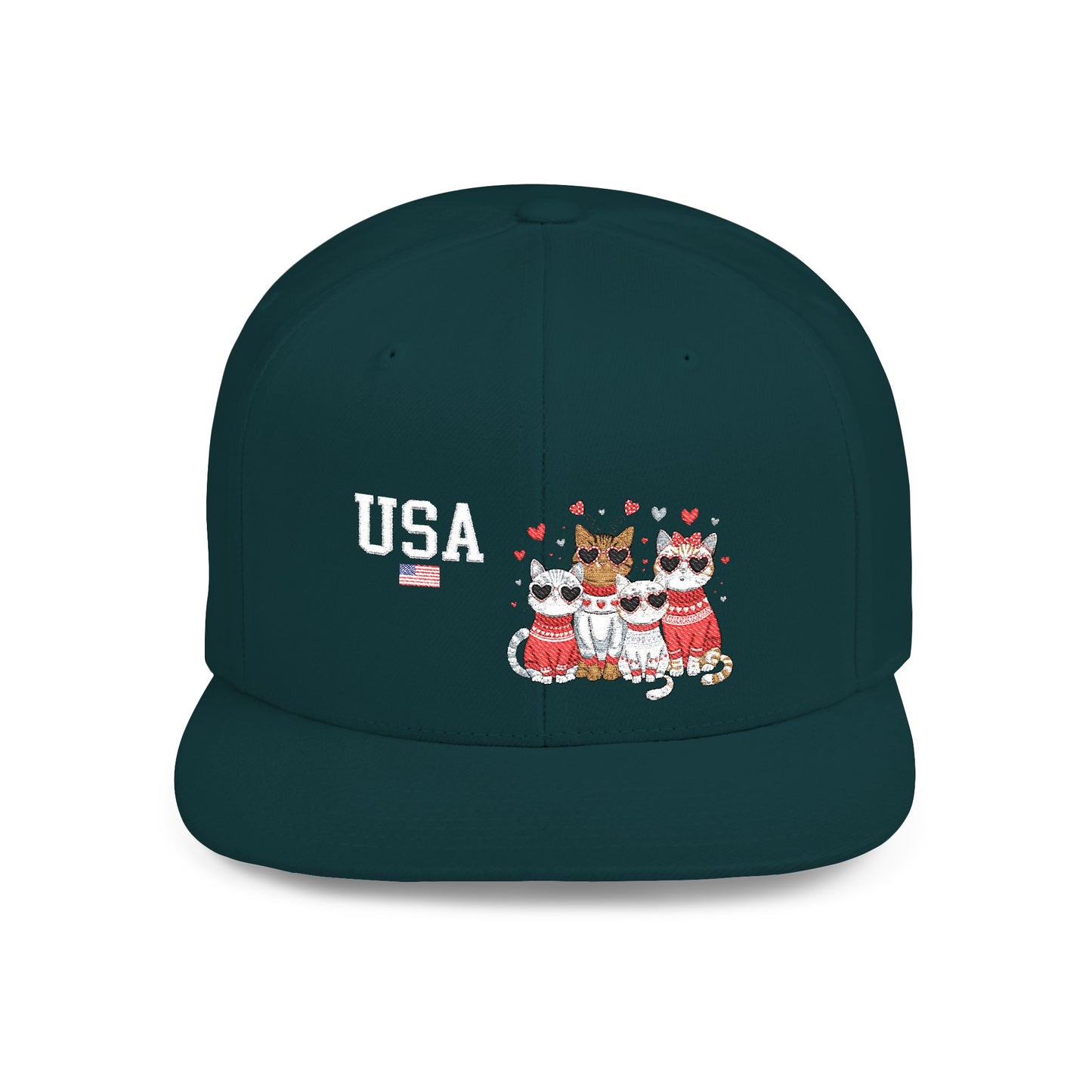 Princess Grace  TEAM USA  Flat Bill Snapback Hat