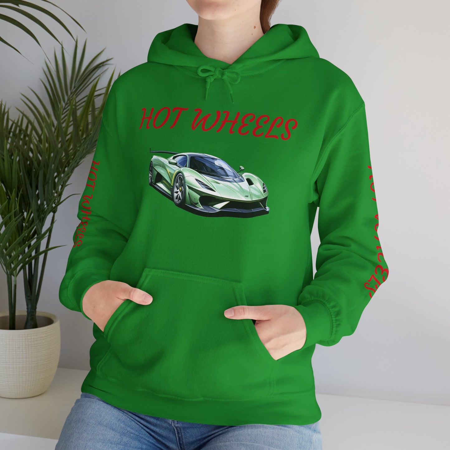 Princess Grace  Hot Wheels Unisex Hooded Sweatshirt Sports Car Lovers Collection