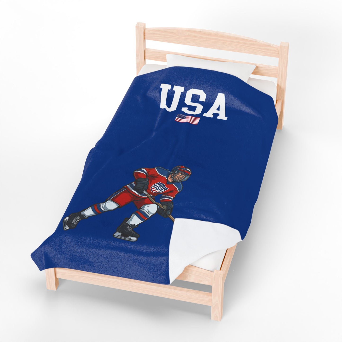 Princess Grace  TEAM USA  Velveteen Plush Blanket