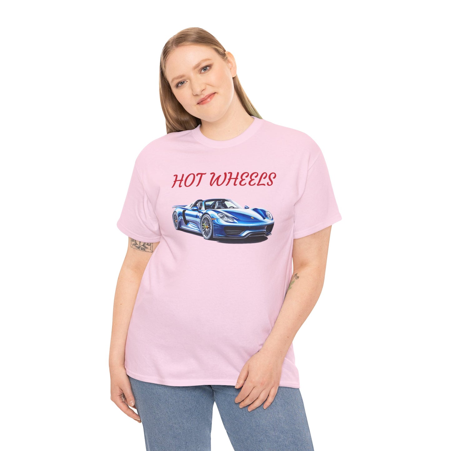 Princess Grace  Hot Wheels Unisex Heavy Cotton Tee Perfect Gift for Car Enthusiasts