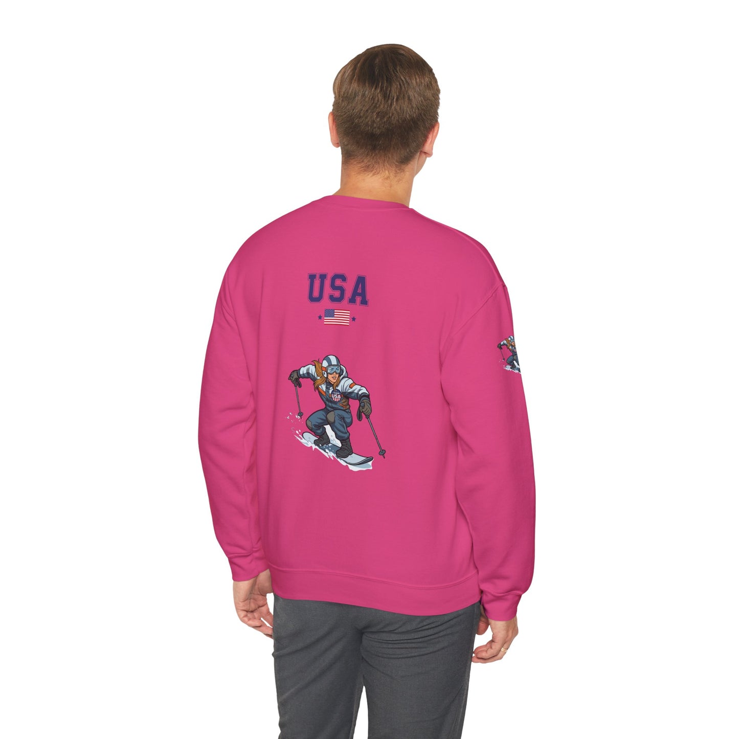 Princess Grace  TEAM USA  Unisex Heavy Blend  Crewneck Sweatshirt