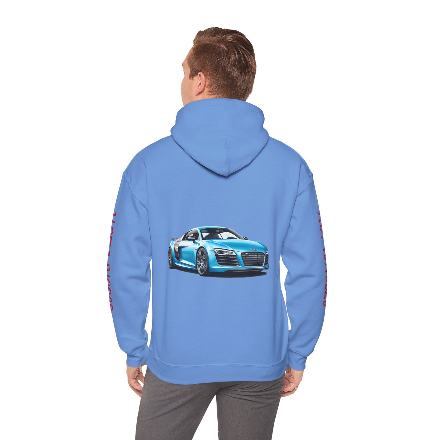 Princess Grace Hot Wheels Unisex Heavy Blen Hooded Sweatshirt Sporty Car Design Perfect for Car Enthusiasts