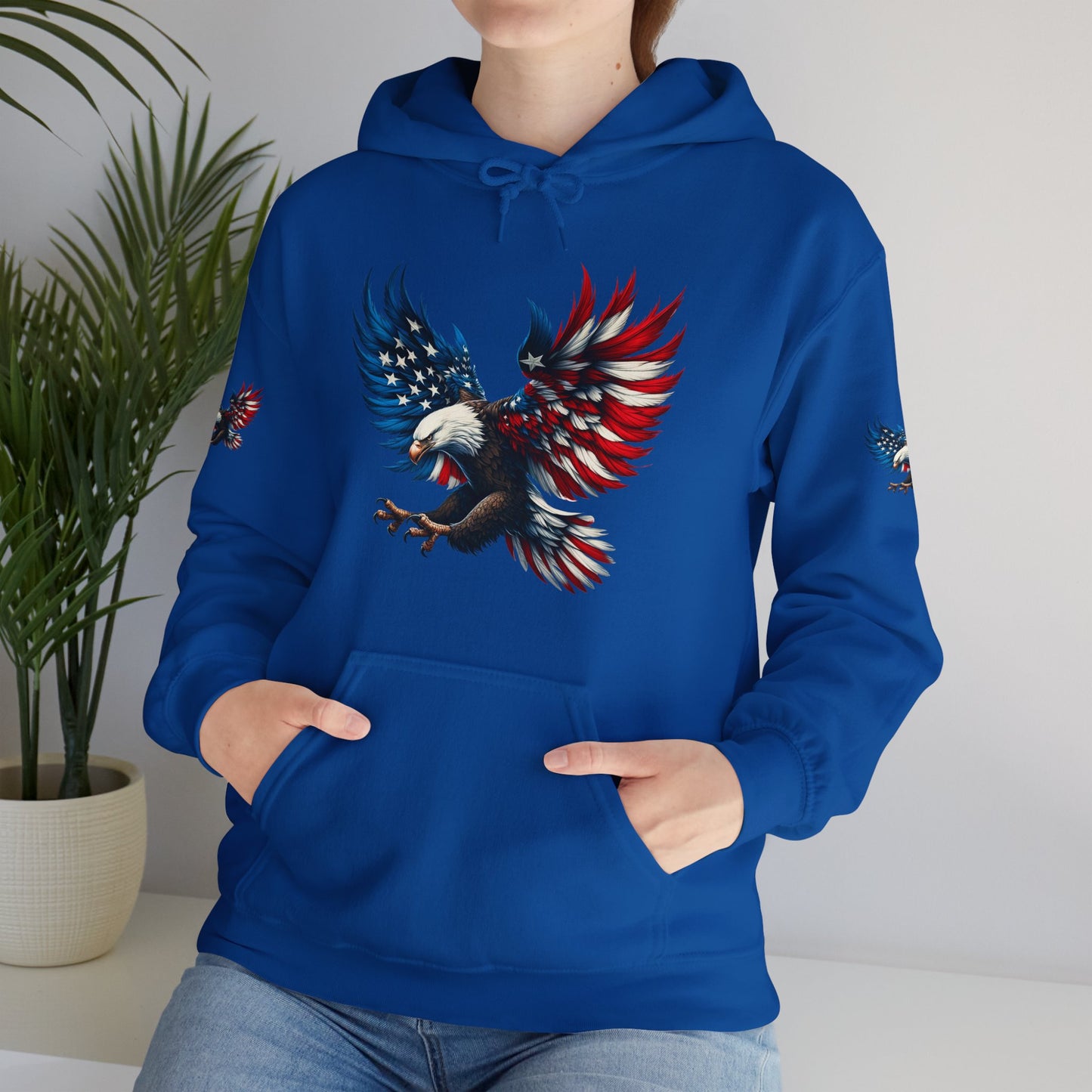 Princess Grace American Eagle Unisex Heavy Blend Hooded Sweatshirt