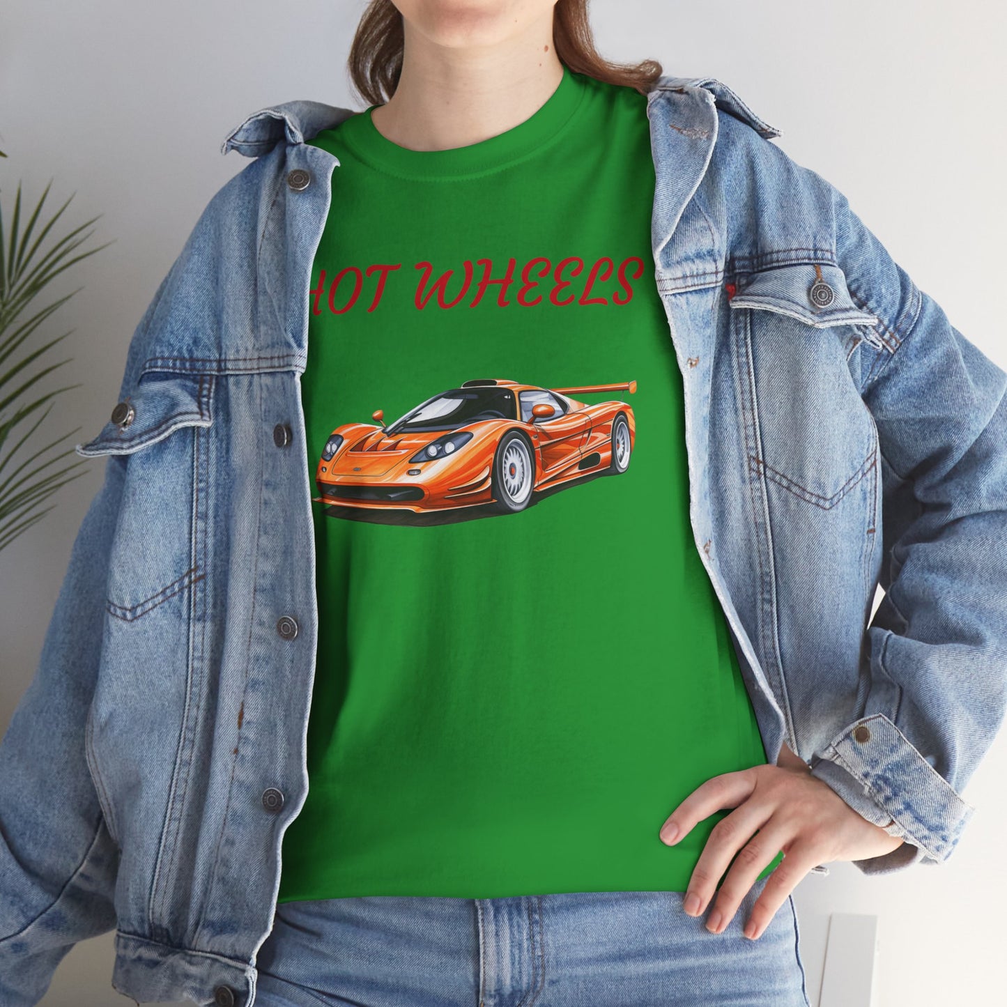 Princess Grace  Hot Wheels Unisex Heavy Cotton Tee Vintage Car Graphic T-Shirt for Car Enthusiasts