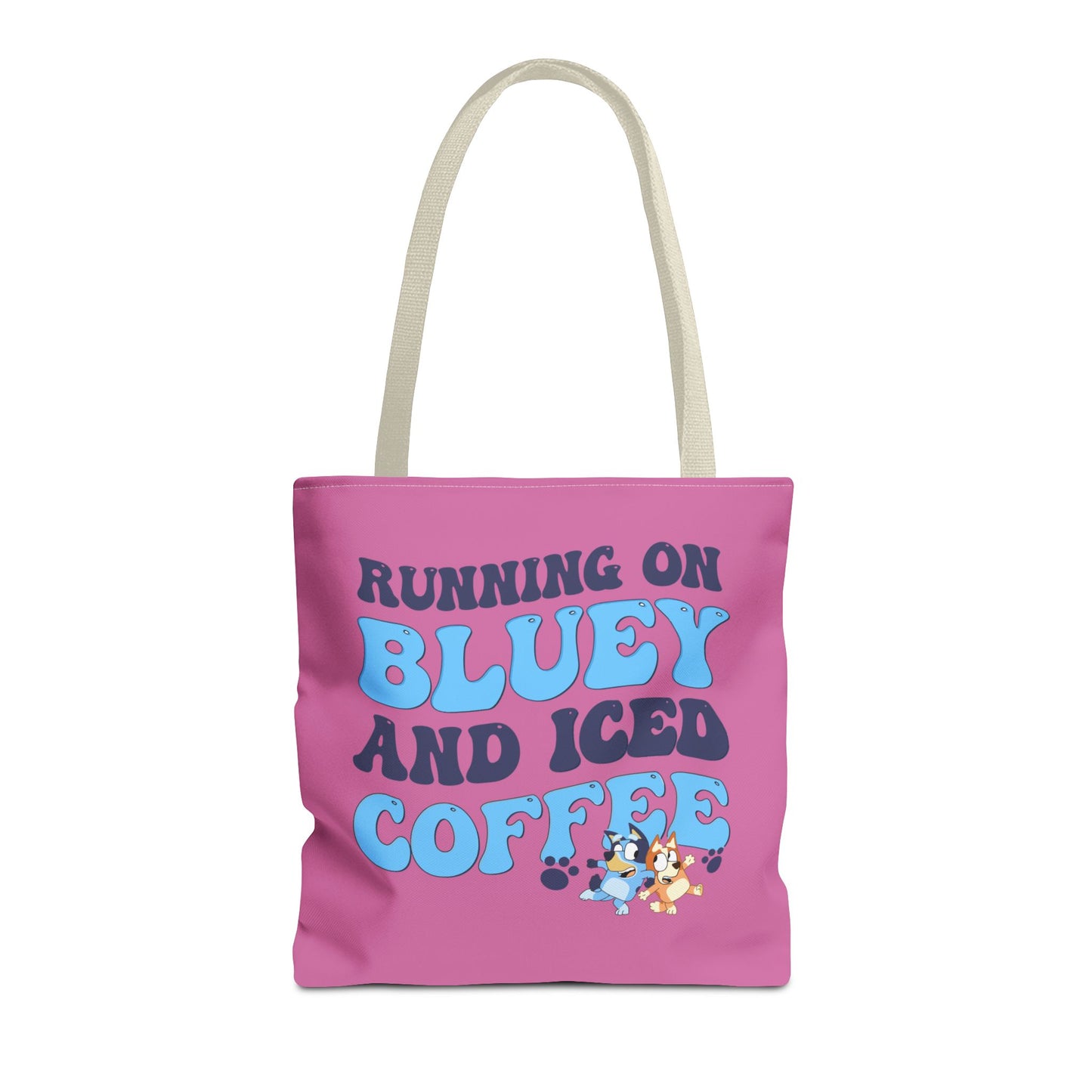 Princess Grace  Cute Bluey Coffee Tote Bag Perfect for Dog Lovers & Coffee Enthusiasts