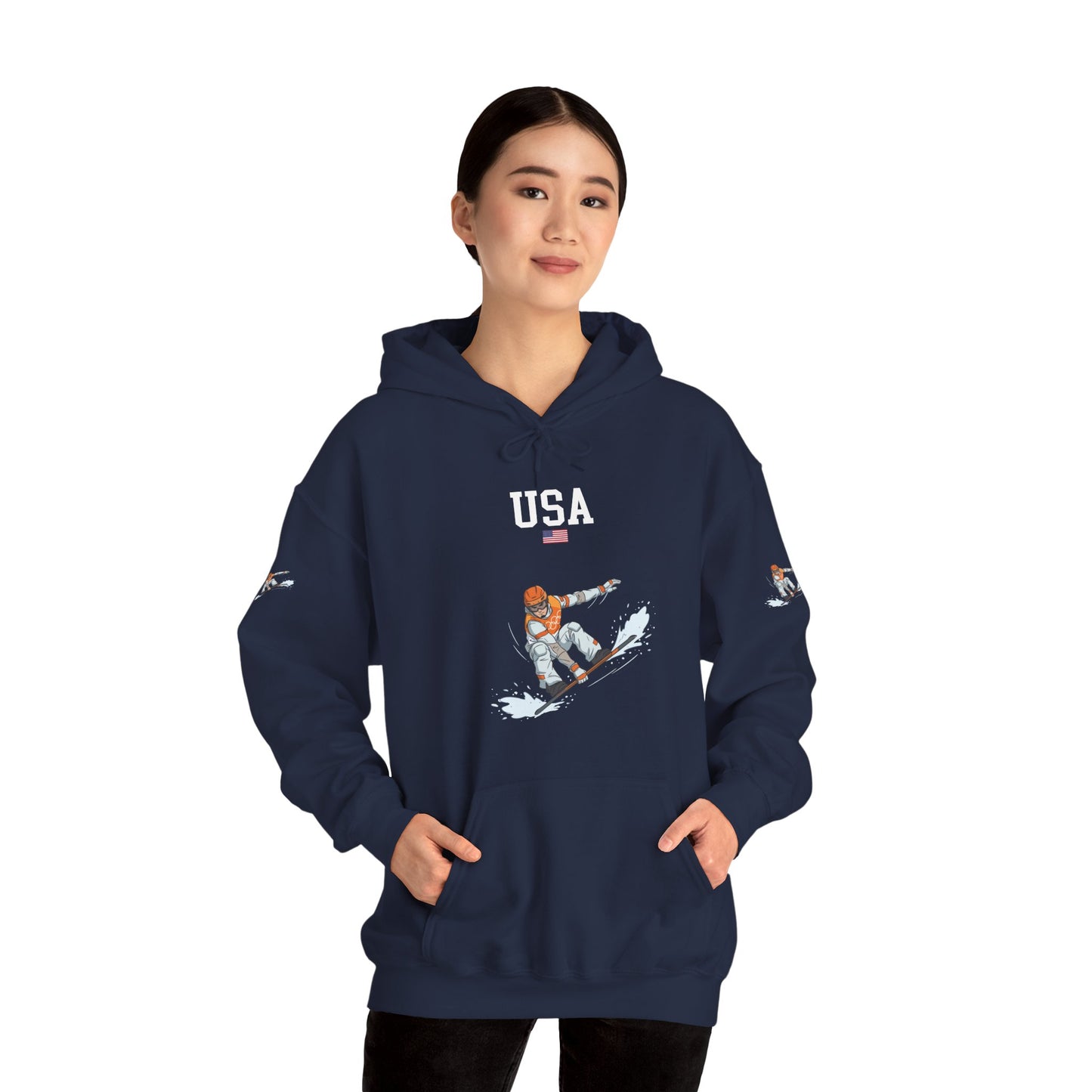 Princess Grace  TEAM USA  Unisex Heavy Blend Hooded Sweatshirt