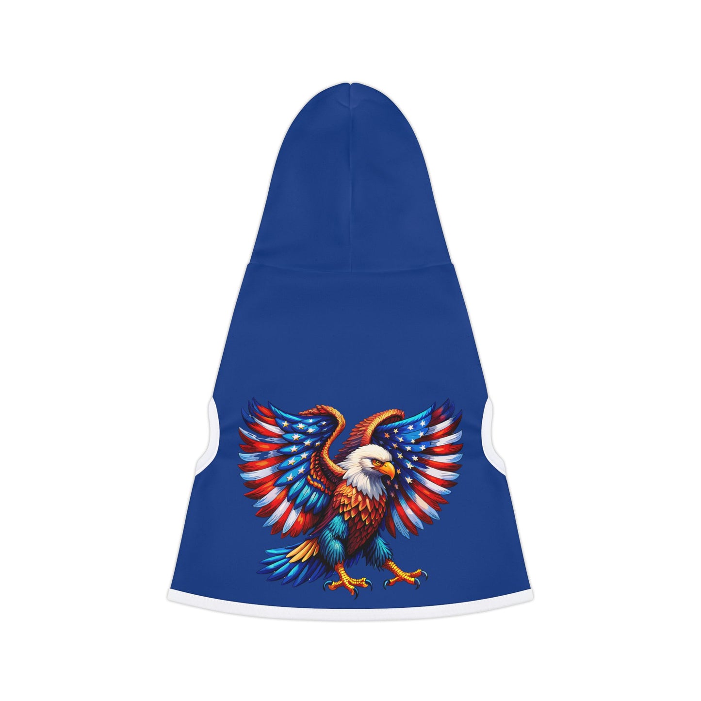 Princess Grace  Patriotic Eagle Pet Hoodie USA Flag Design for Dogs