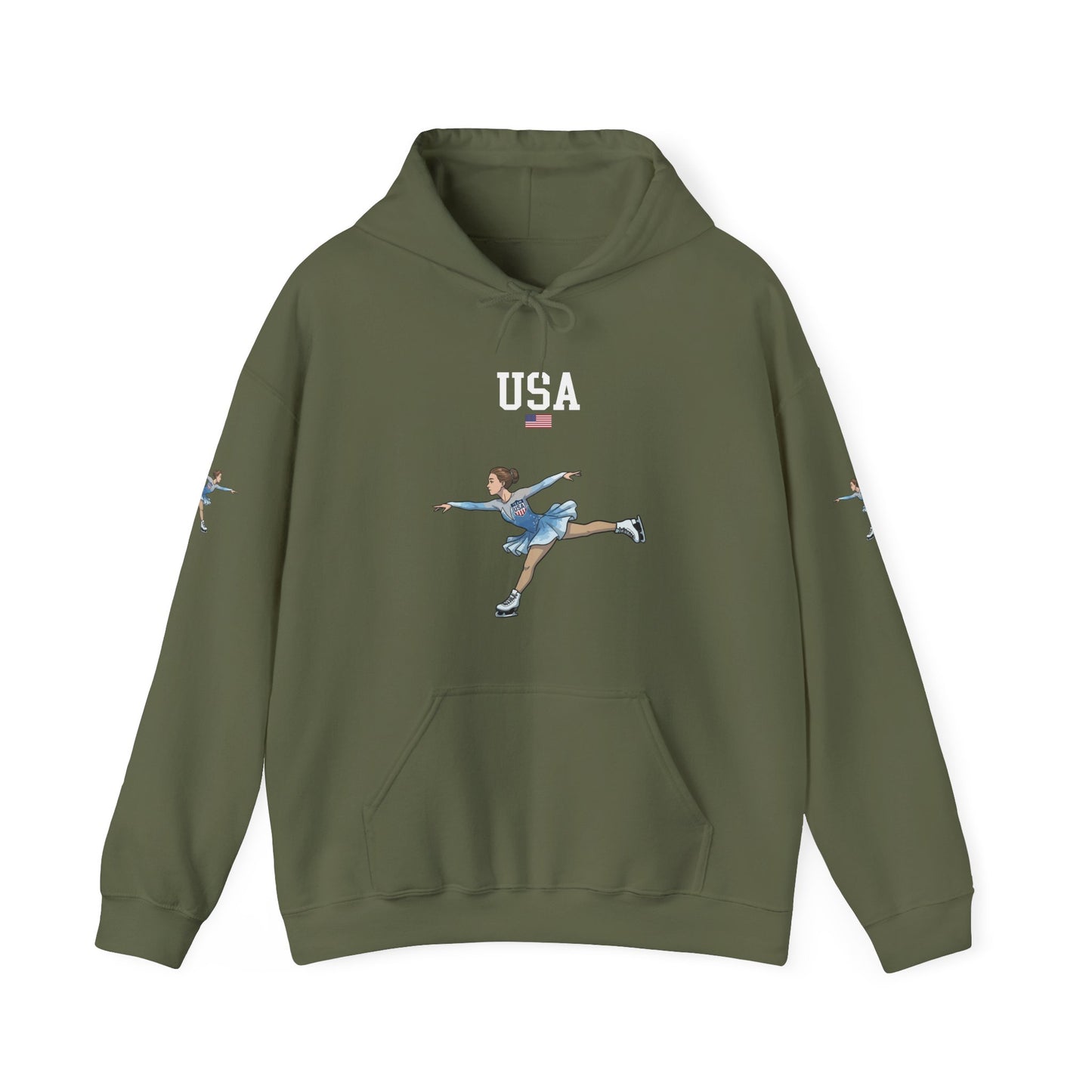 Princess Grace  TEAM USA  Unisex Heavy Blend Hooded Sweatshirt