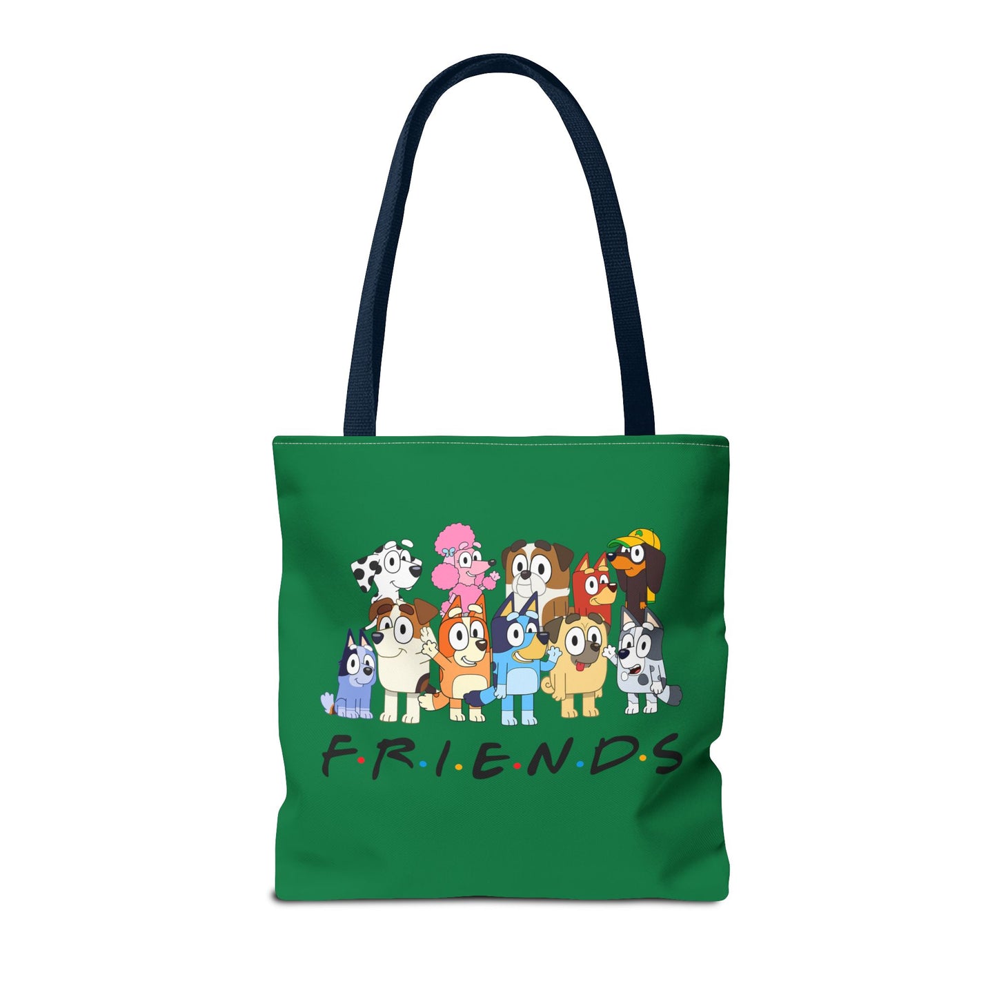 Princess Grace Bluey F.R.I.E.N.D.S. Cartoon Tote Bag Cute Animal Design for Friends and Fun Outings