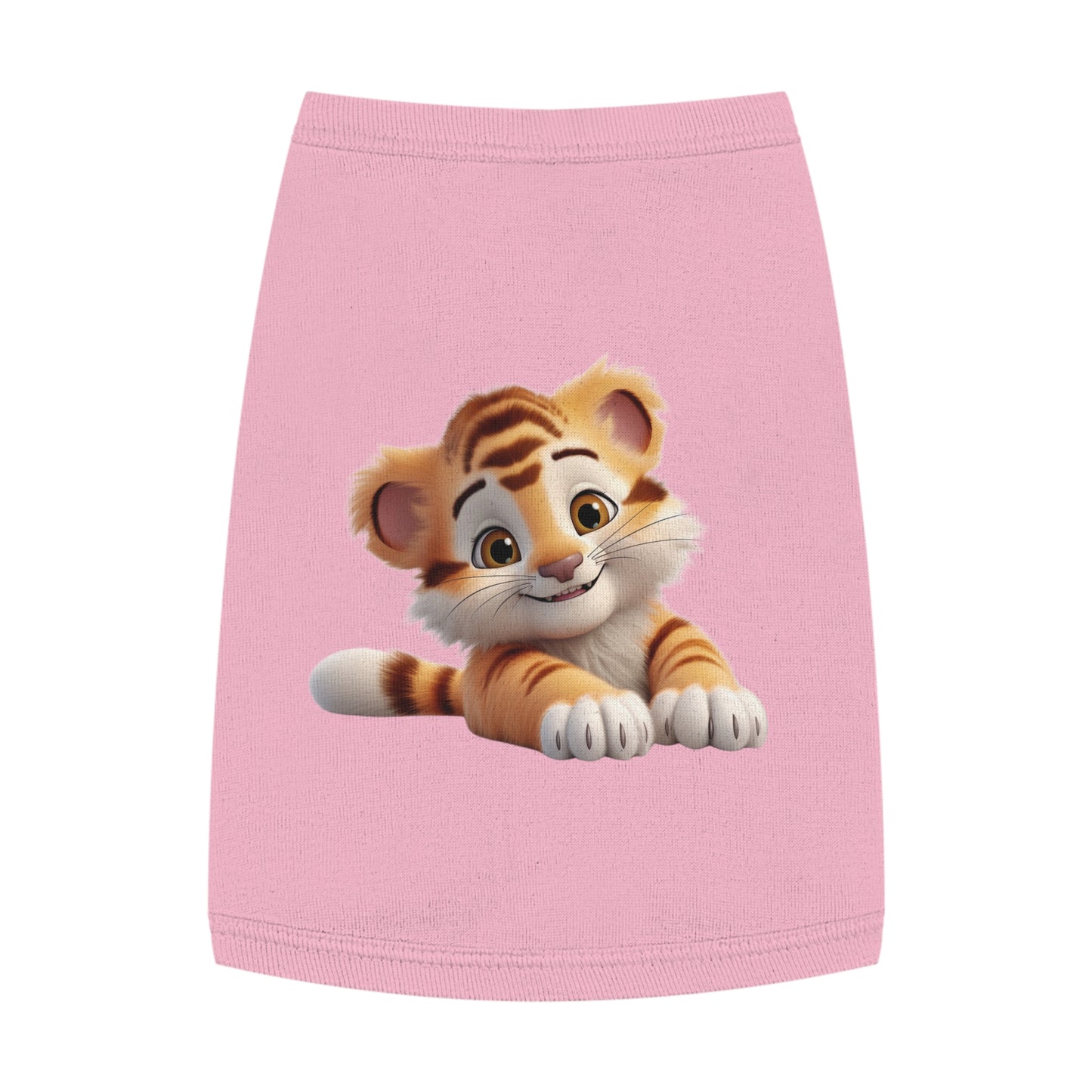 Princess Grace  CUTE Tiger Print Pet Tank Top  Fun Summer Outfit for Cats and Small Dogs