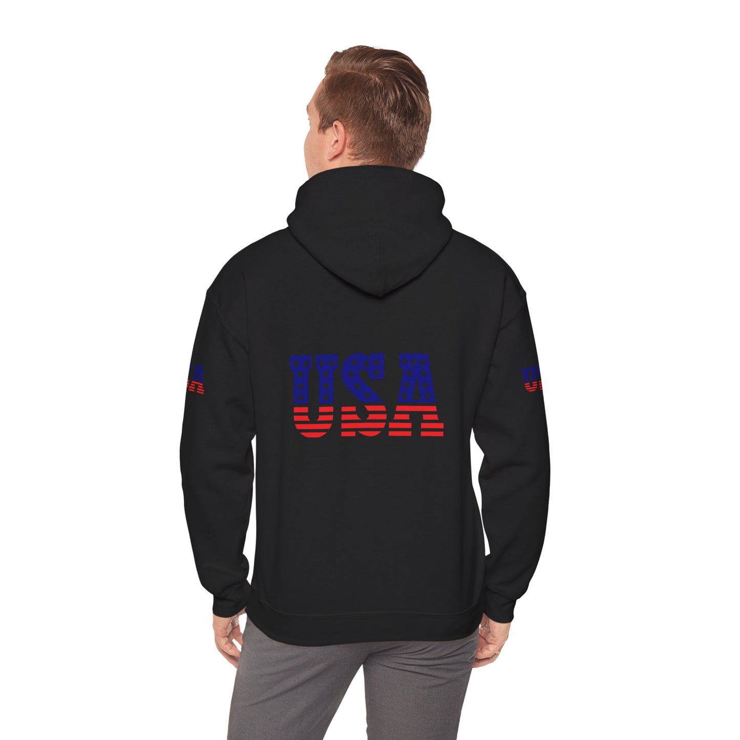 Princess Grace  TEAM USA  Unisex Heavy Blend  Hooded Sweatshirt  Patriotic Eagle Design