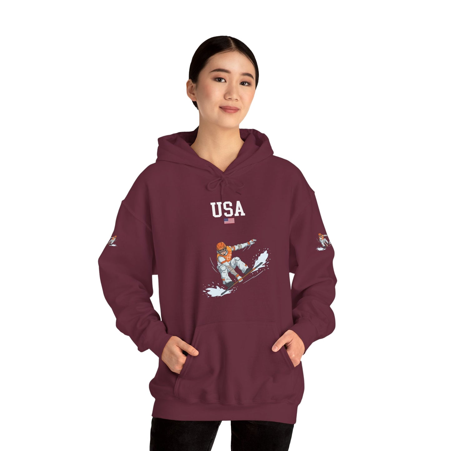 Princess Grace  TEAM USA  Unisex Heavy Blend Hooded Sweatshirt