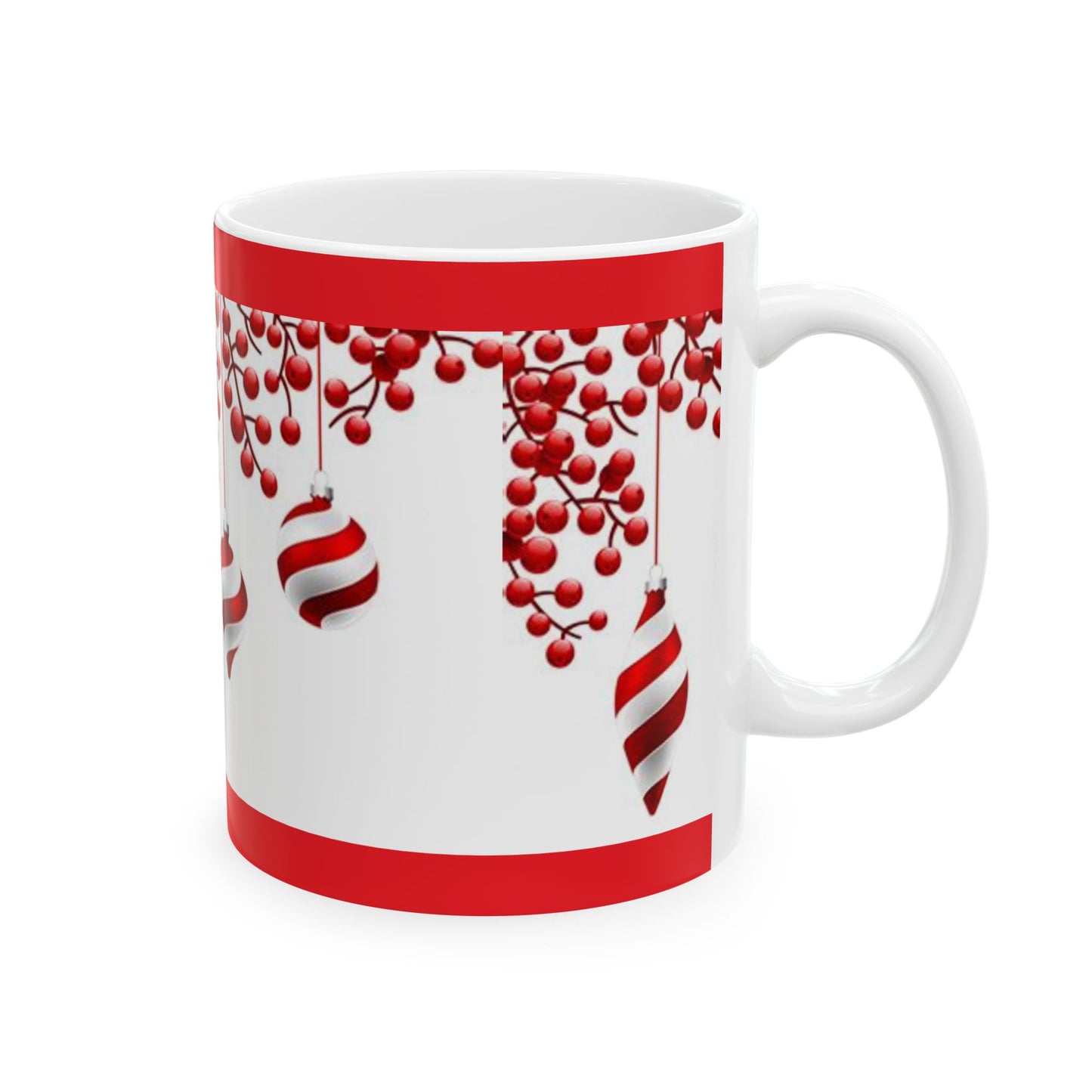Princess Grace Festive Holiday Ornament Ceramic Mug  Perfect for Christmas Cheer  11oz 15oz