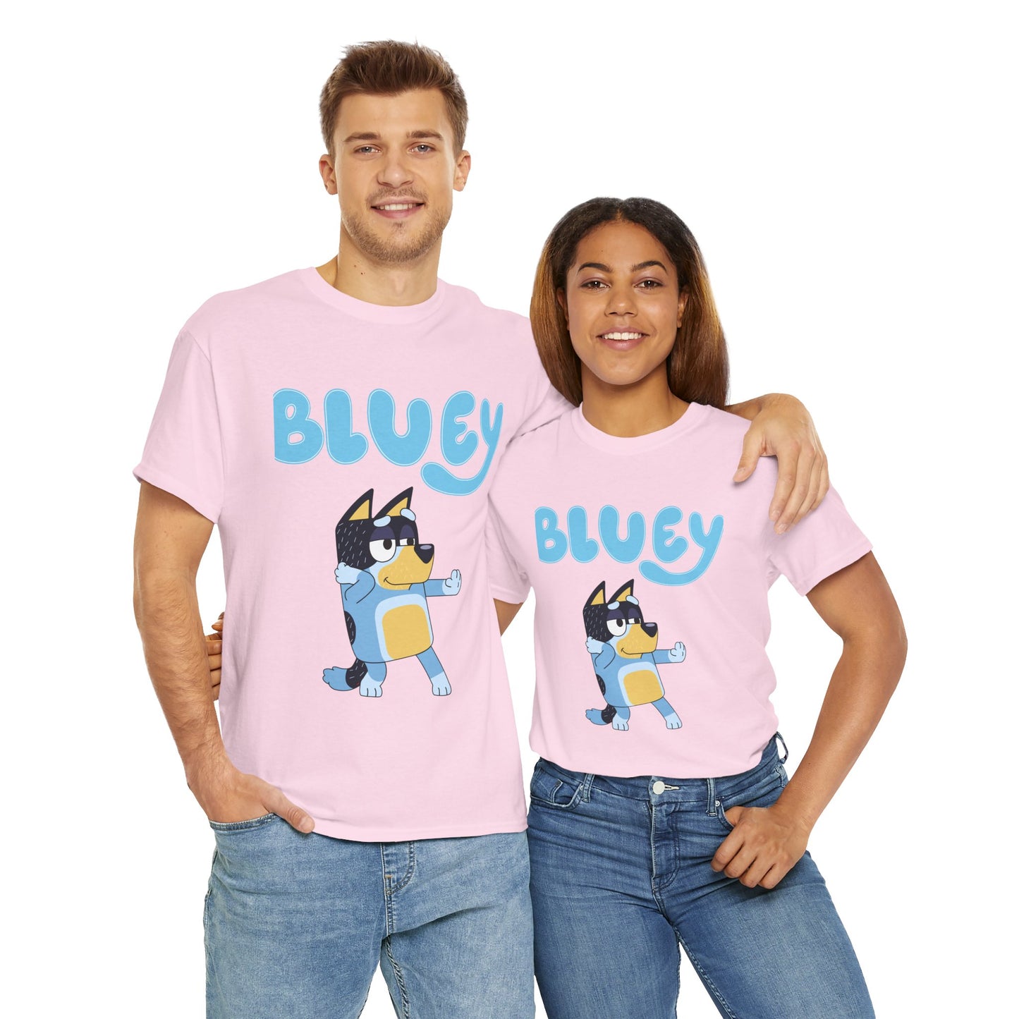 Princess Grace  Bluey Unisex Heavy Cotton Tee  Fun & Playful Kids Shirt
