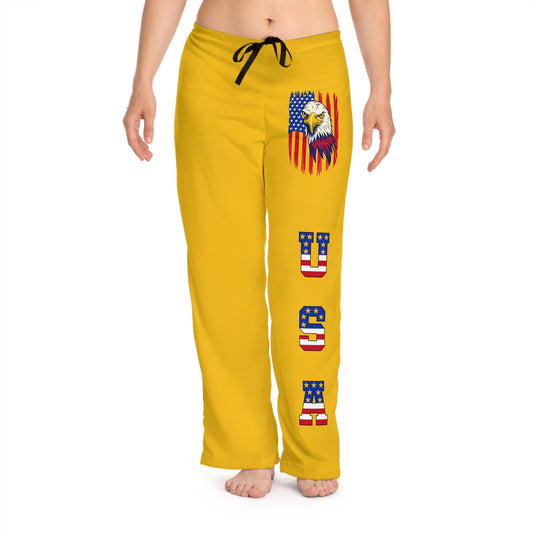 Princess Grace  Patriotic  Pajama Pants with USA Eagle Design