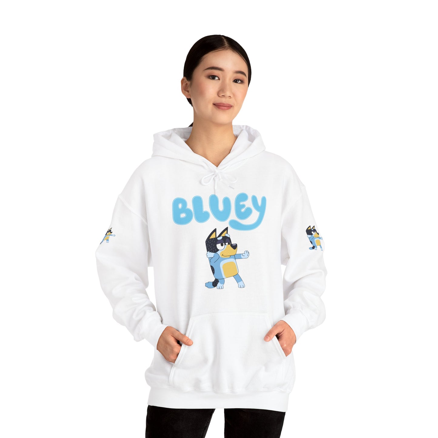 Princess Grace  Cute Bluey Hoodie for Kids & Adults  Unisex Heavy Blend Sweatshirt with Adorable Character Design