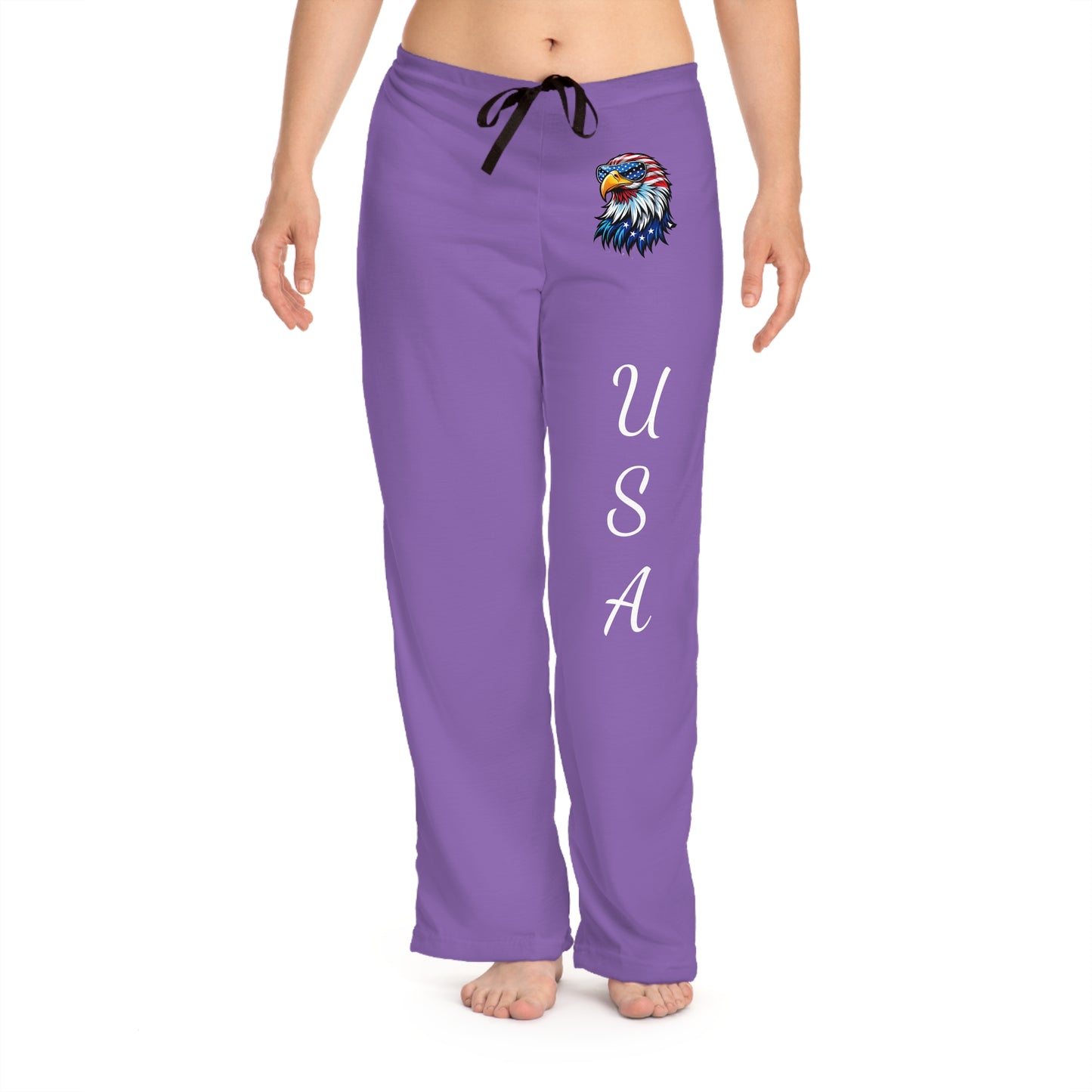 Princess Grace  USA Eagle Pajama Pants   Comfortable & Patriotic Sleepwear