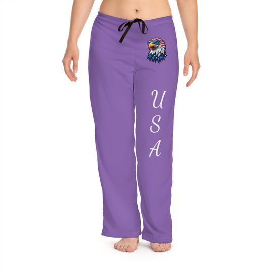 Princess Grace  USA Eagle Pajama Pants   Comfortable & Patriotic Sleepwear