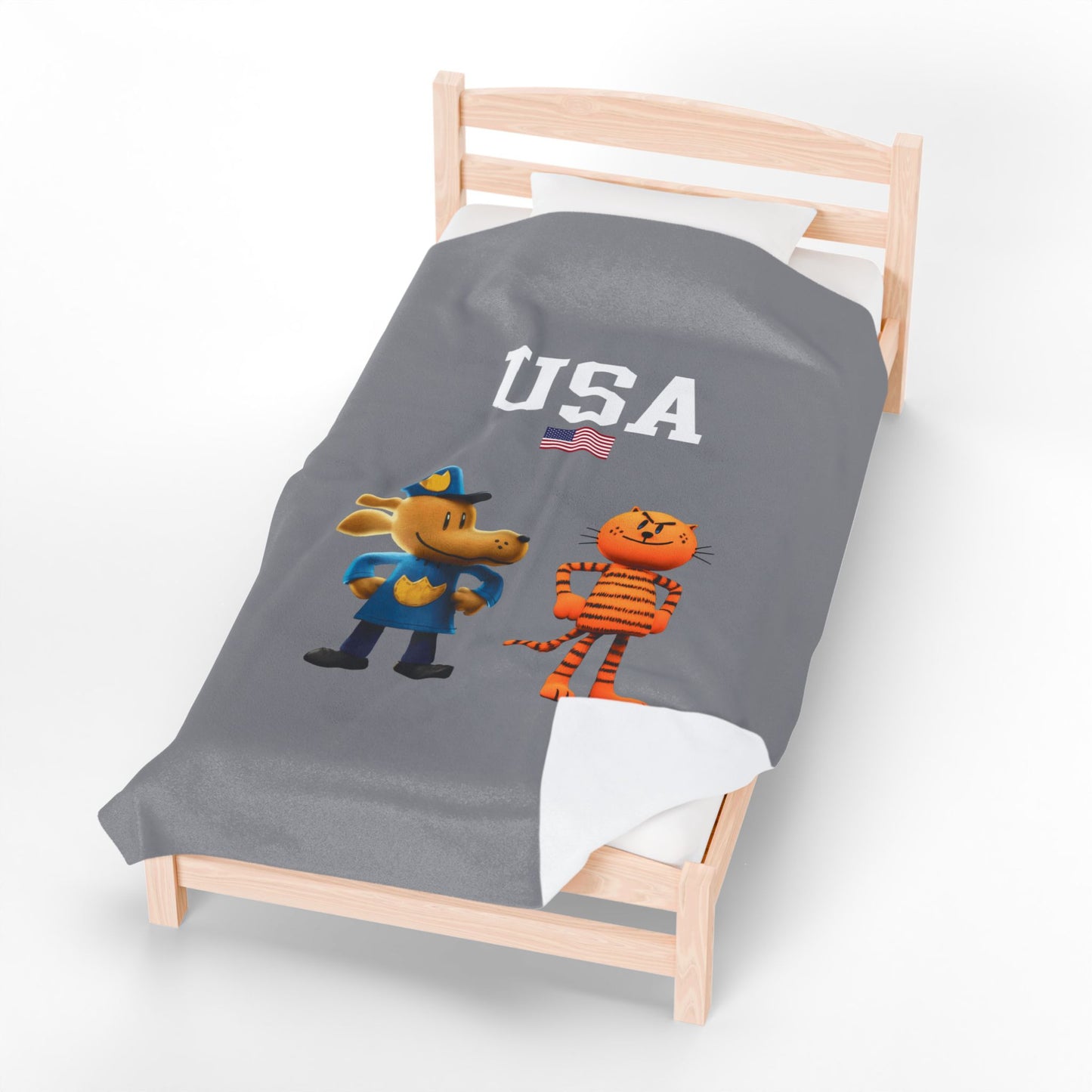 Princess Grace  TEAM USA  Velveteen Plush Blanket