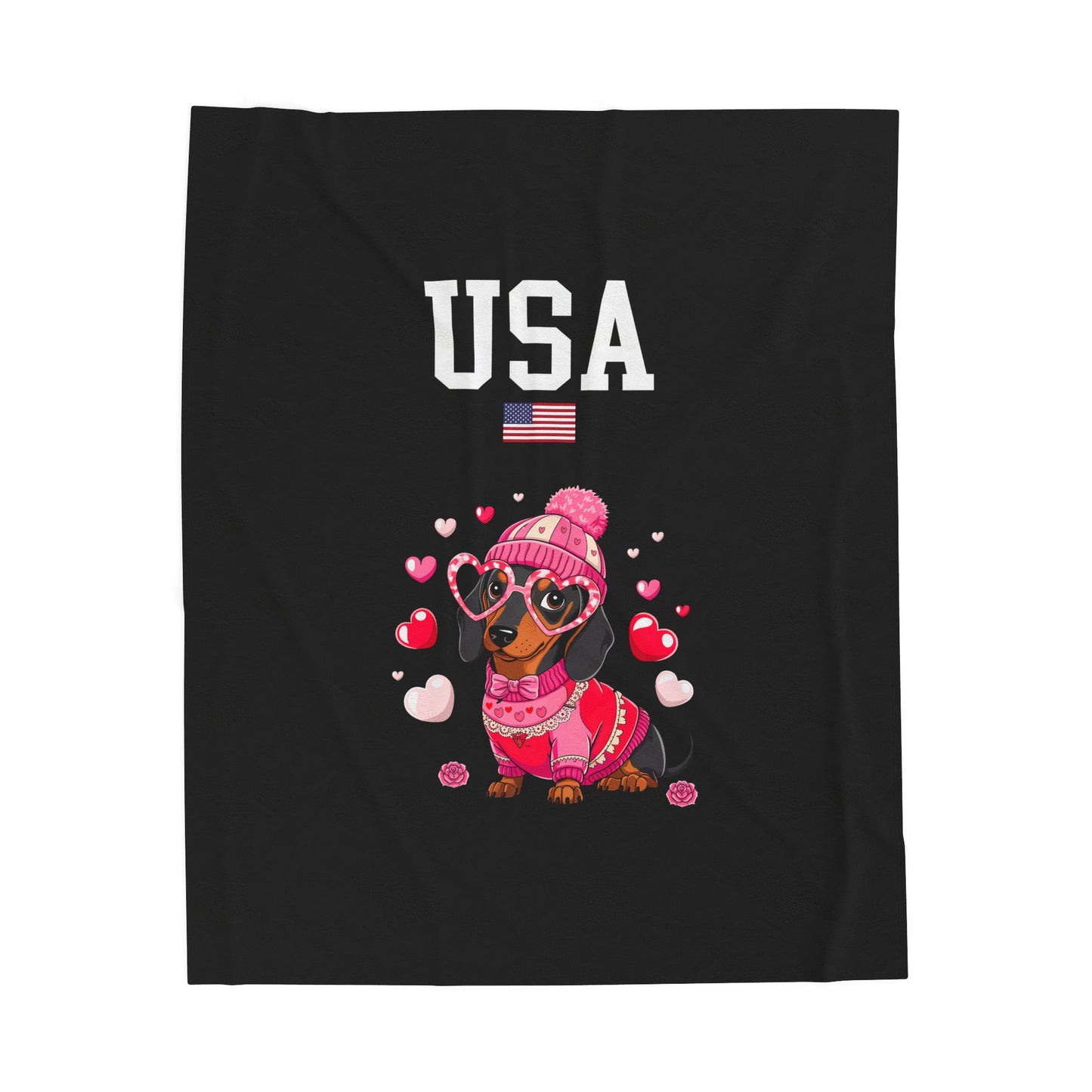 Princess Grace  TEAM USA  Velveteen Plush Blanket