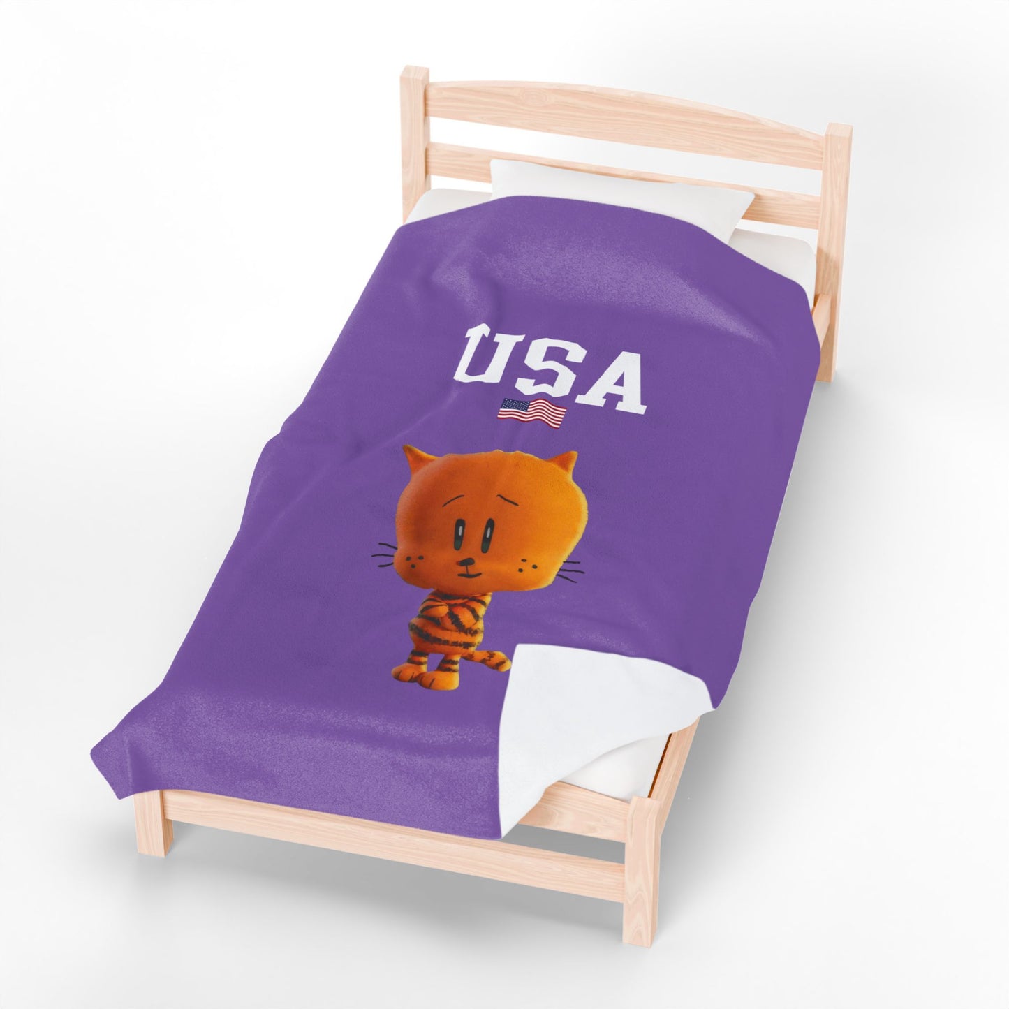 Princess Grace  TEAM USA  Velveteen Plush Blanket