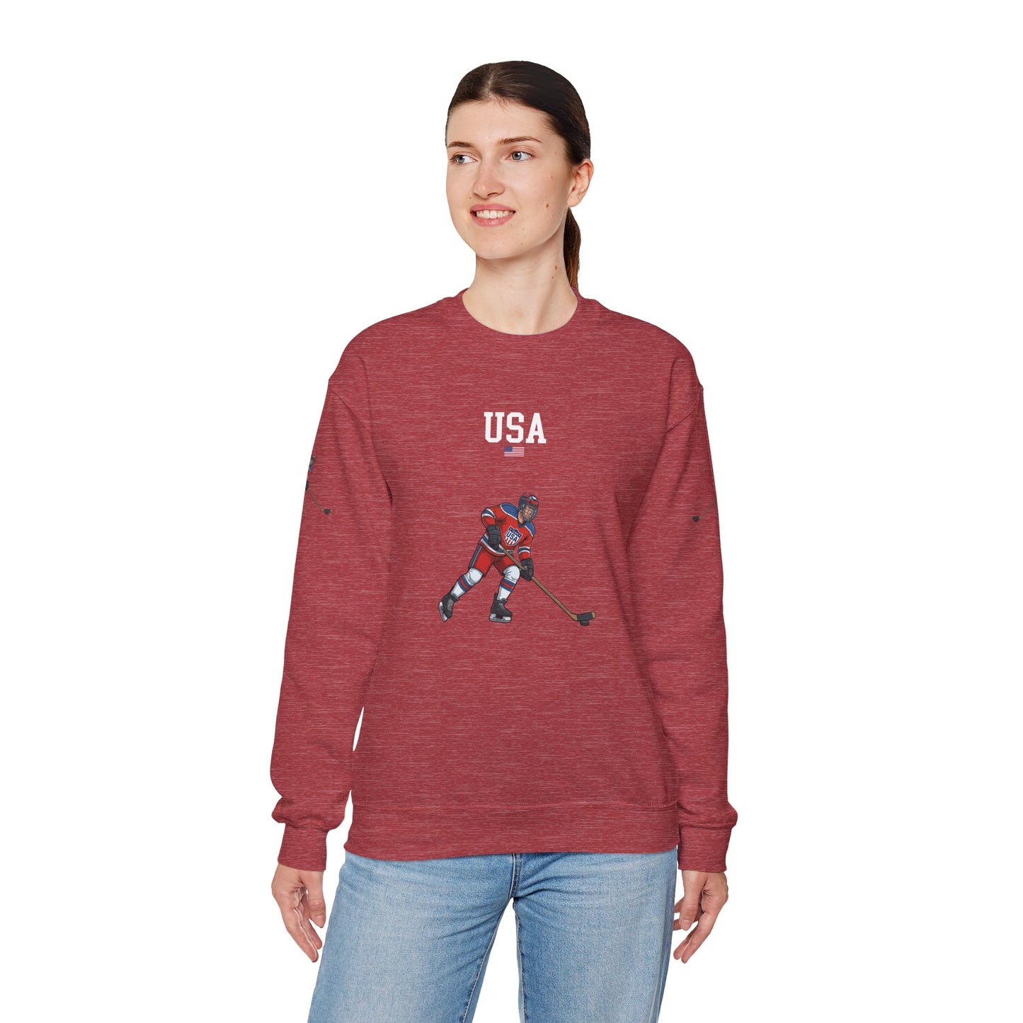 Princess Grace  TEAM USA  Unisex Heavy Blend  Crewneck Sweatshirt