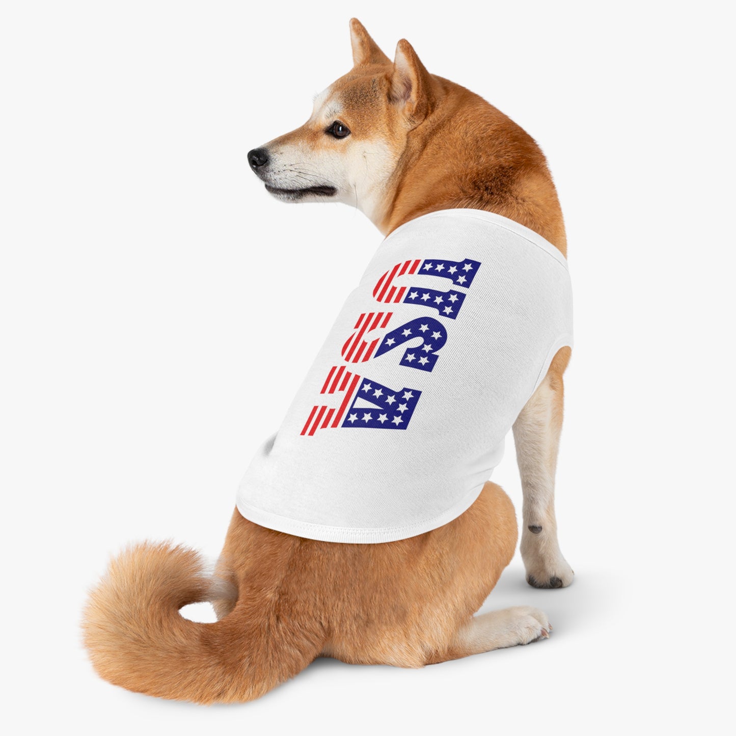 Princess Grace USA Patriotic Pet Tank Top Perfect for Independence Day & Summer Celebrations