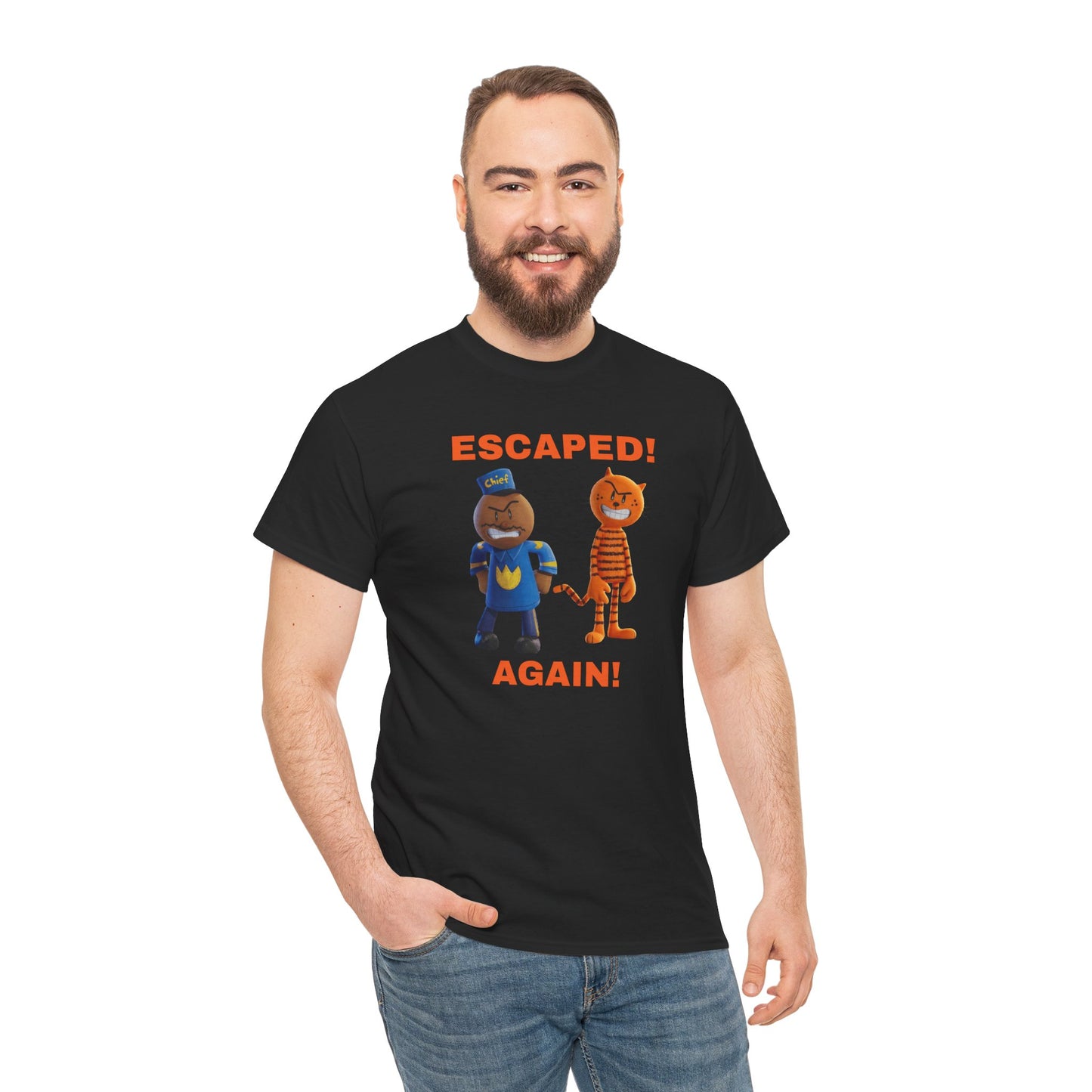Princess Grace  Humorous Escaped Again Unisex Heavy Cotton Tee