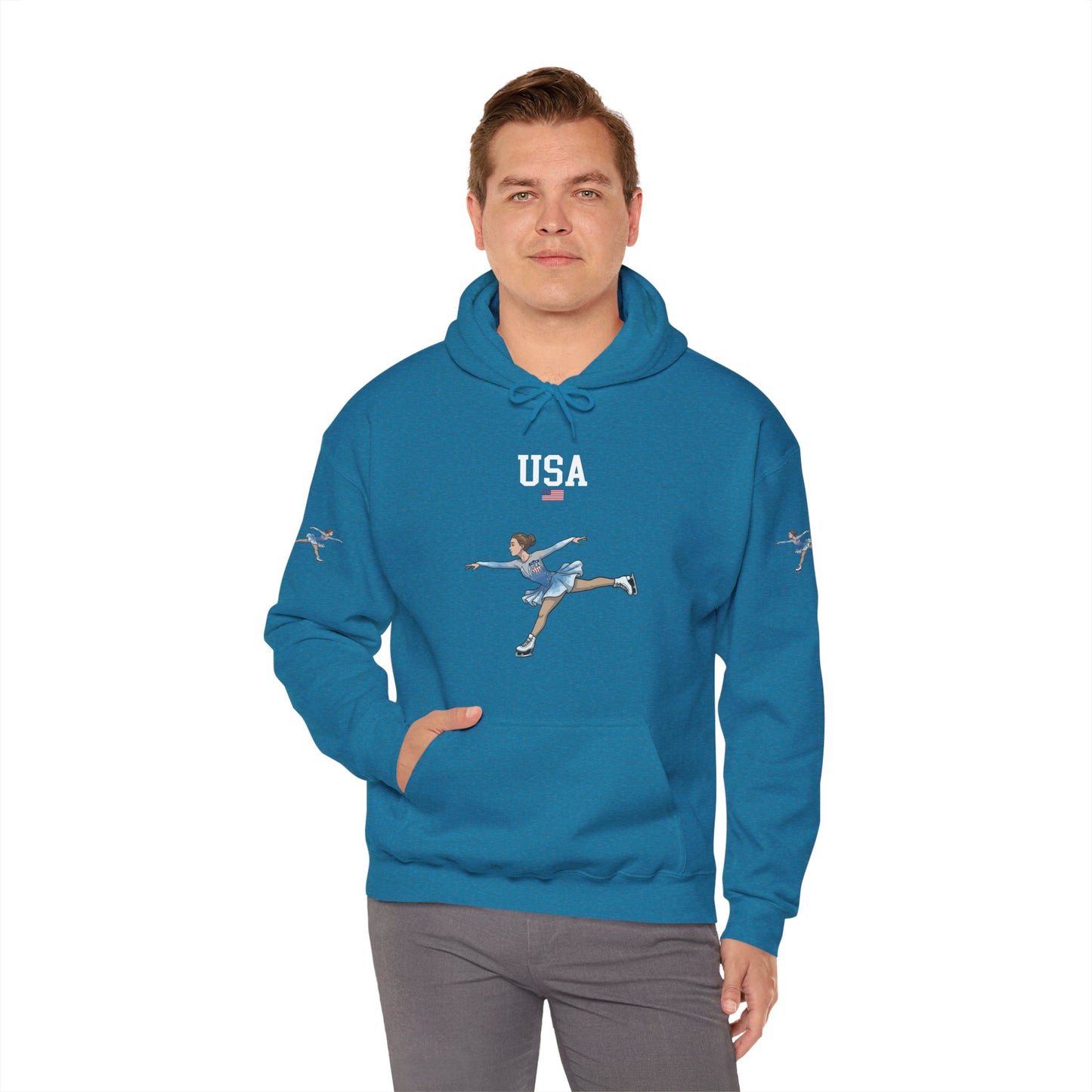 Princess Grace  TEAM USA  Unisex Heavy Blend Hooded Sweatshirt
