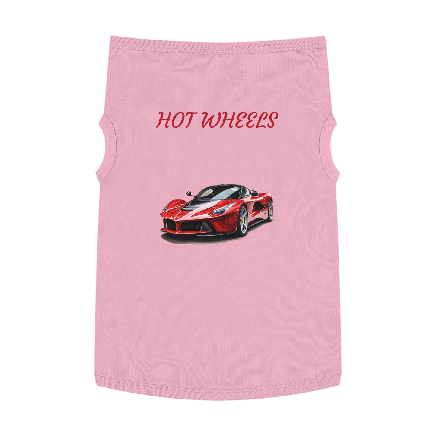 Princess Grace  Cool  Hot Wheels Pet Tank Top for Car Lovers Stylish Dog Apparel