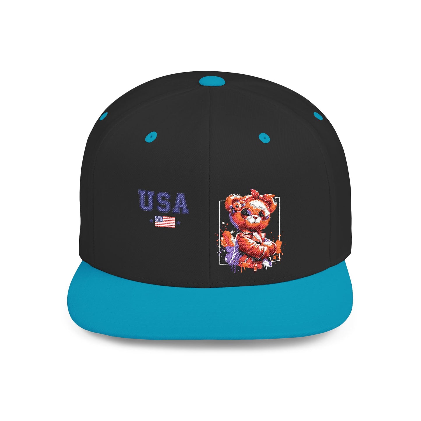 Princess Grace  TEAM USA  Flat Bill Snapback Hat
