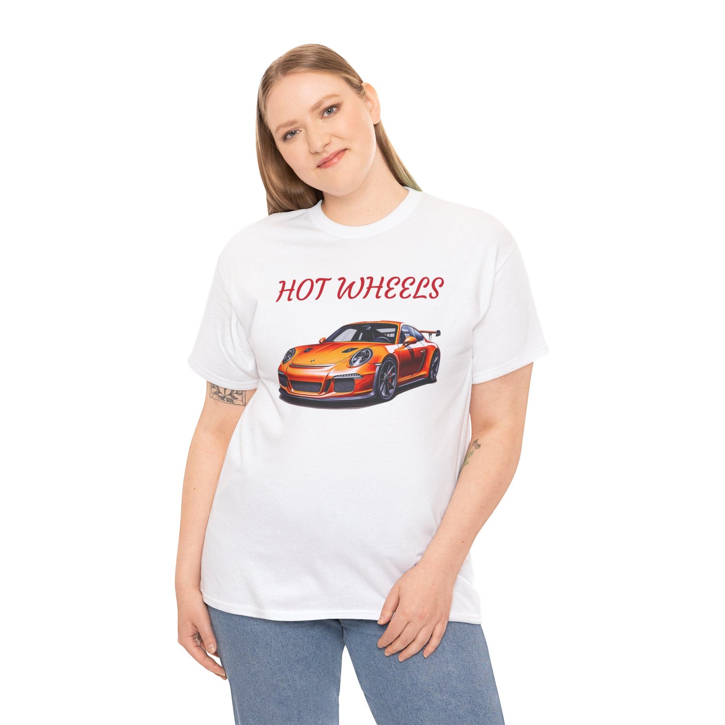 Princess Grace  Hot Wheels Unisex Heavy Cotton Tee Perfect for Car Enthusiasts