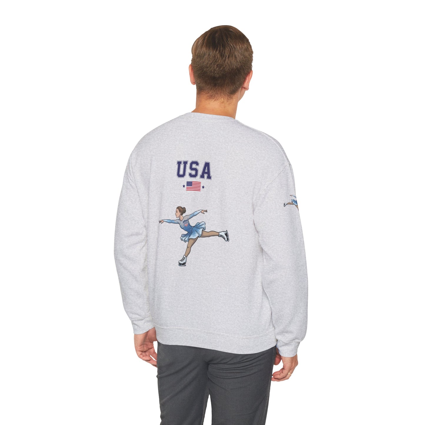 Princess Grace  TEAM USA  Unisex Heavy Blend  Crewneck Sweatshirt