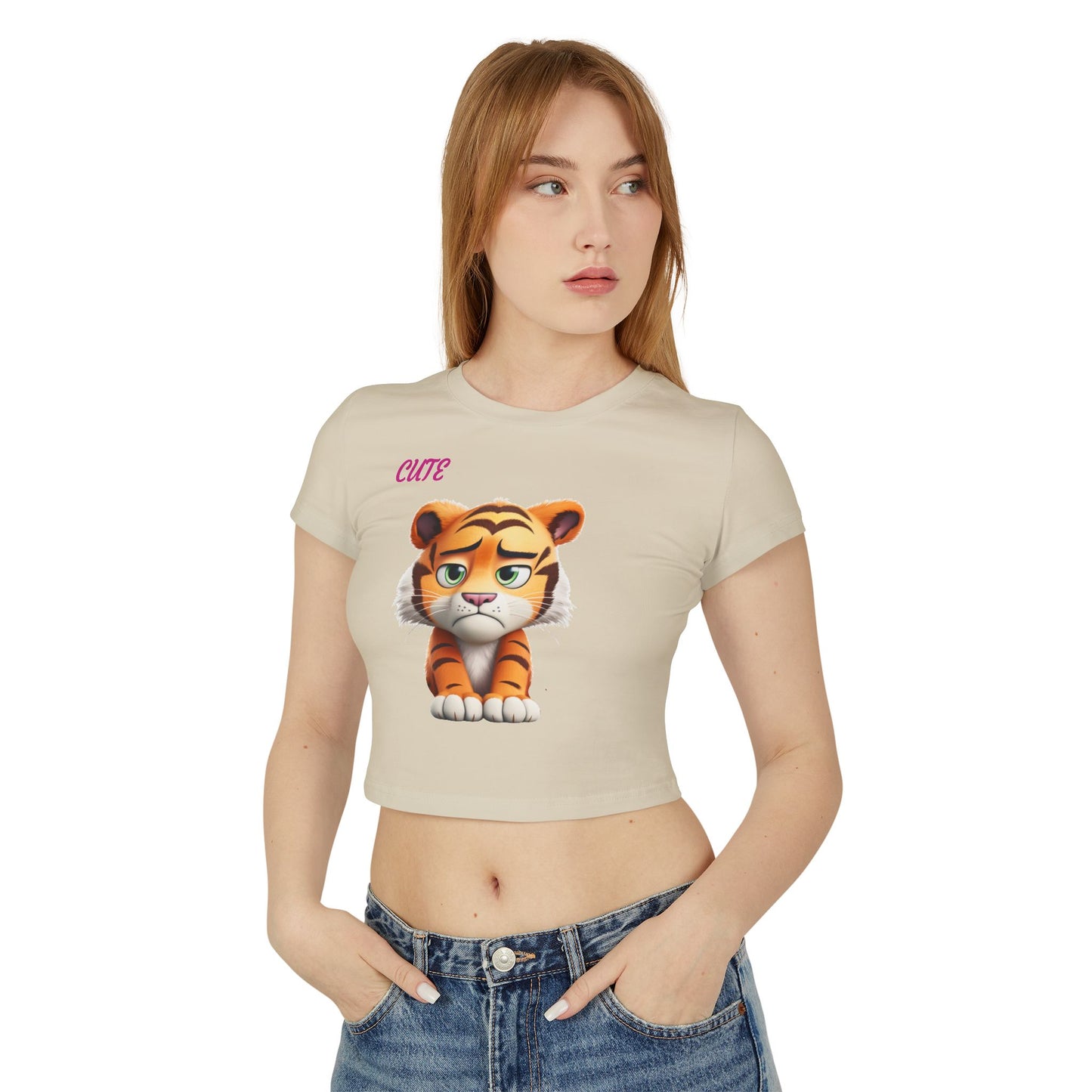 Princess Grace  Cute Tiger Women's Baby Tee